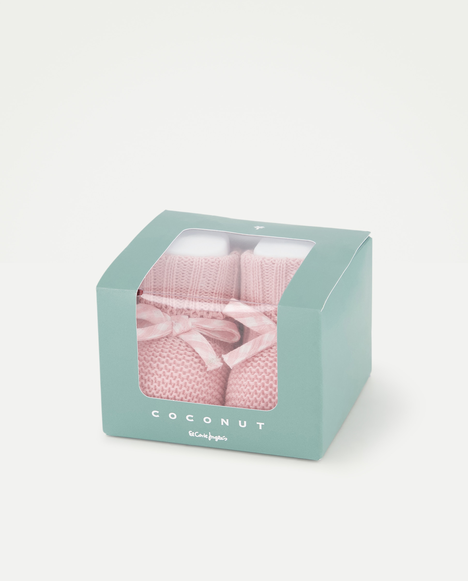 Botas de Tricot de Bebé com Laço e Fantasia 200 Rosa-6