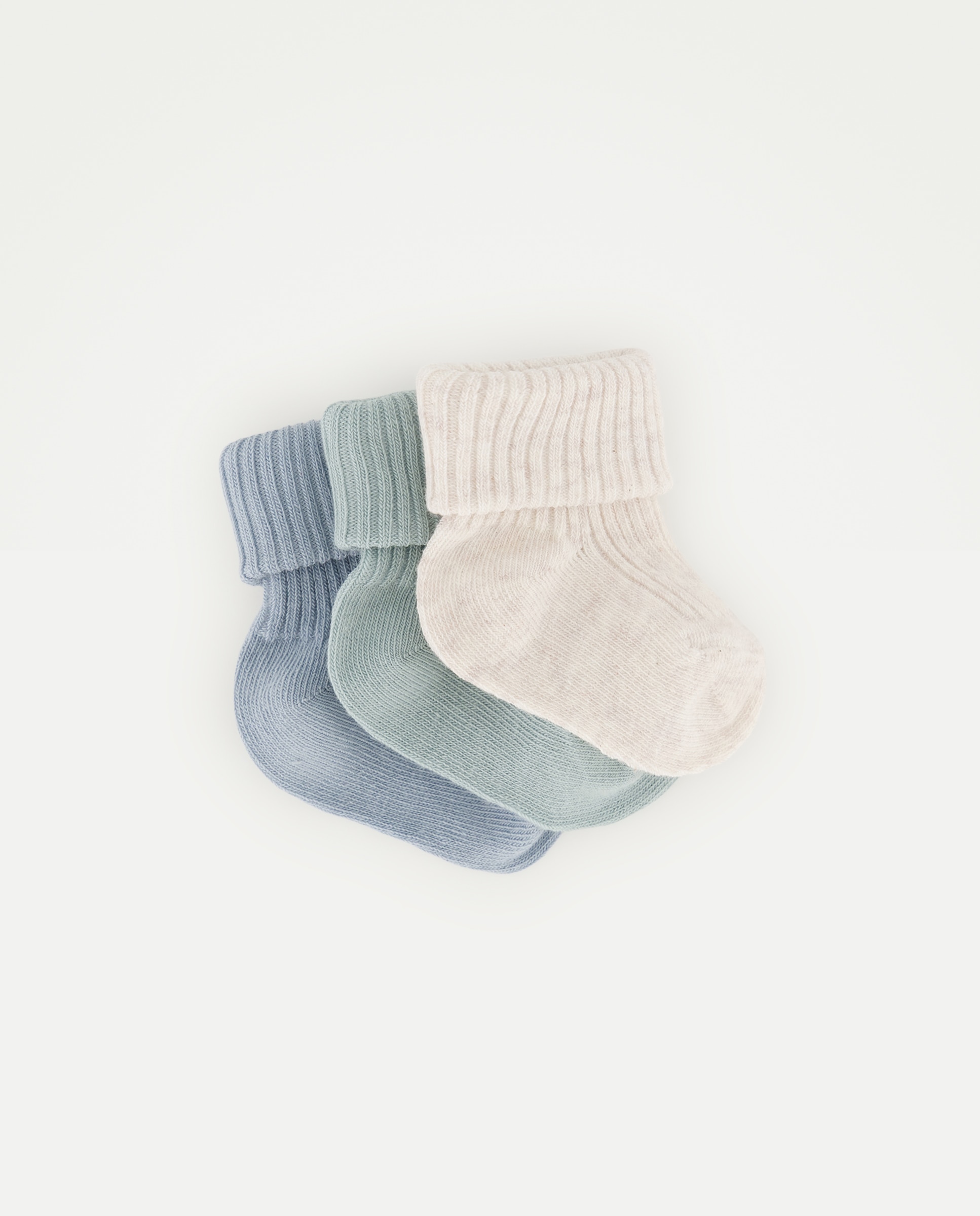 Imagem 0 de Conjunto de 3 Pares de Meias de Bebé em Cores Variadas