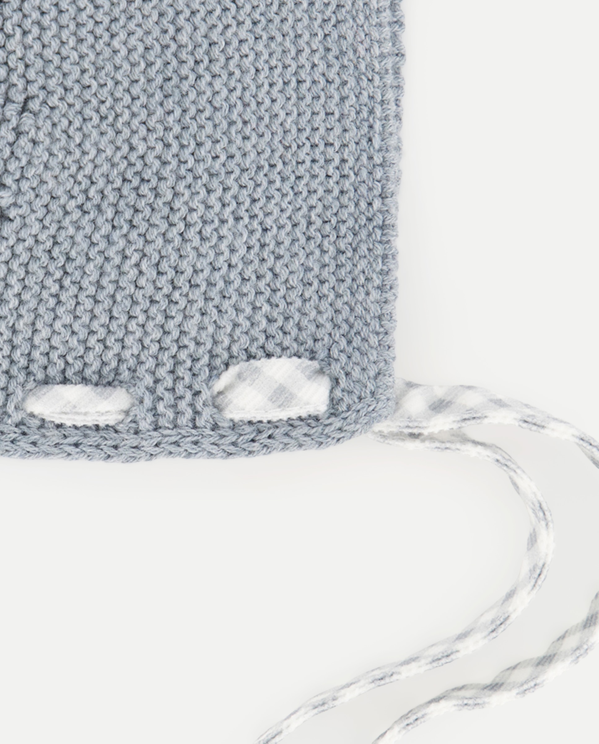 Touca de Bebé em Tricot e Tecido Plano com Fantasia Coconut El Corte Inglés Verde Sálvia-2