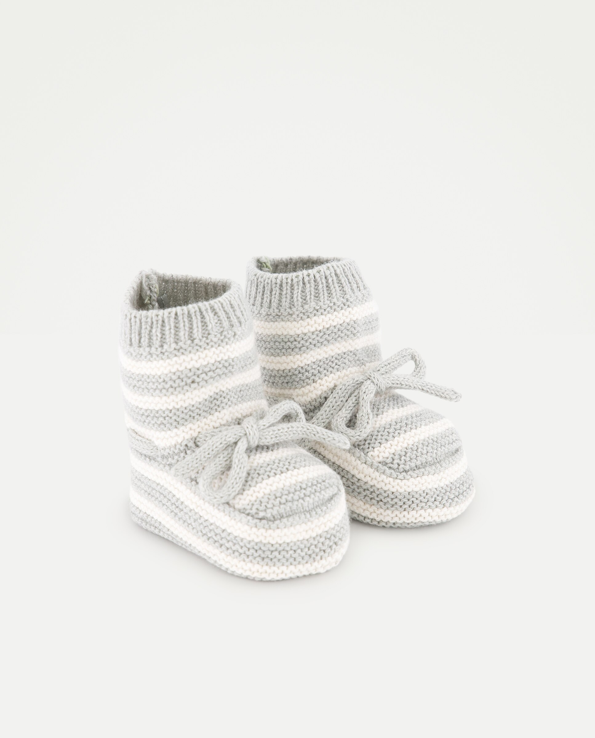 Patuco tricot con rayas de bebé - Coconut El Corte Inglés - Verde Verde-2