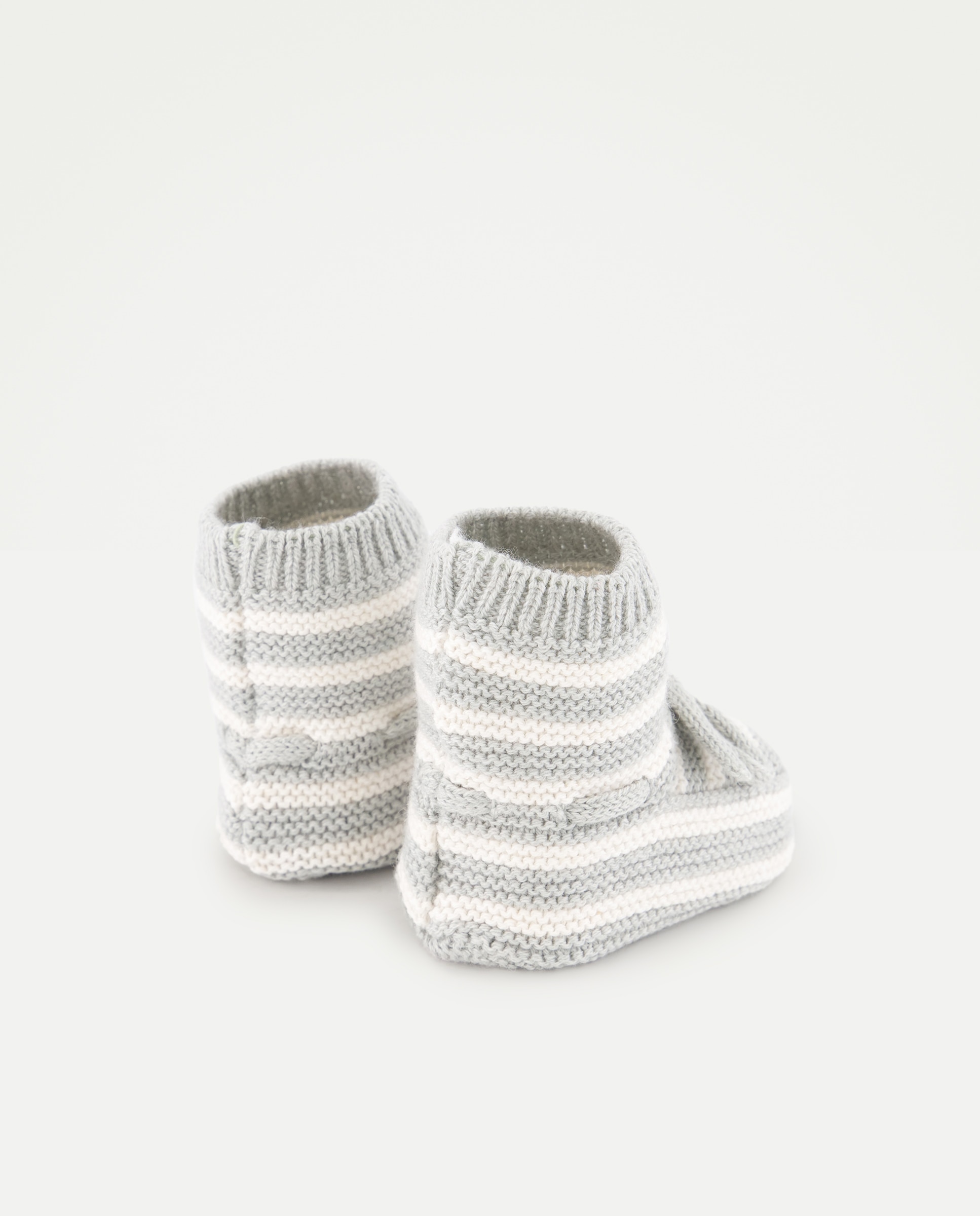 Patuco tricot con rayas de bebé - Coconut El Corte Inglés - Verde Verde-3