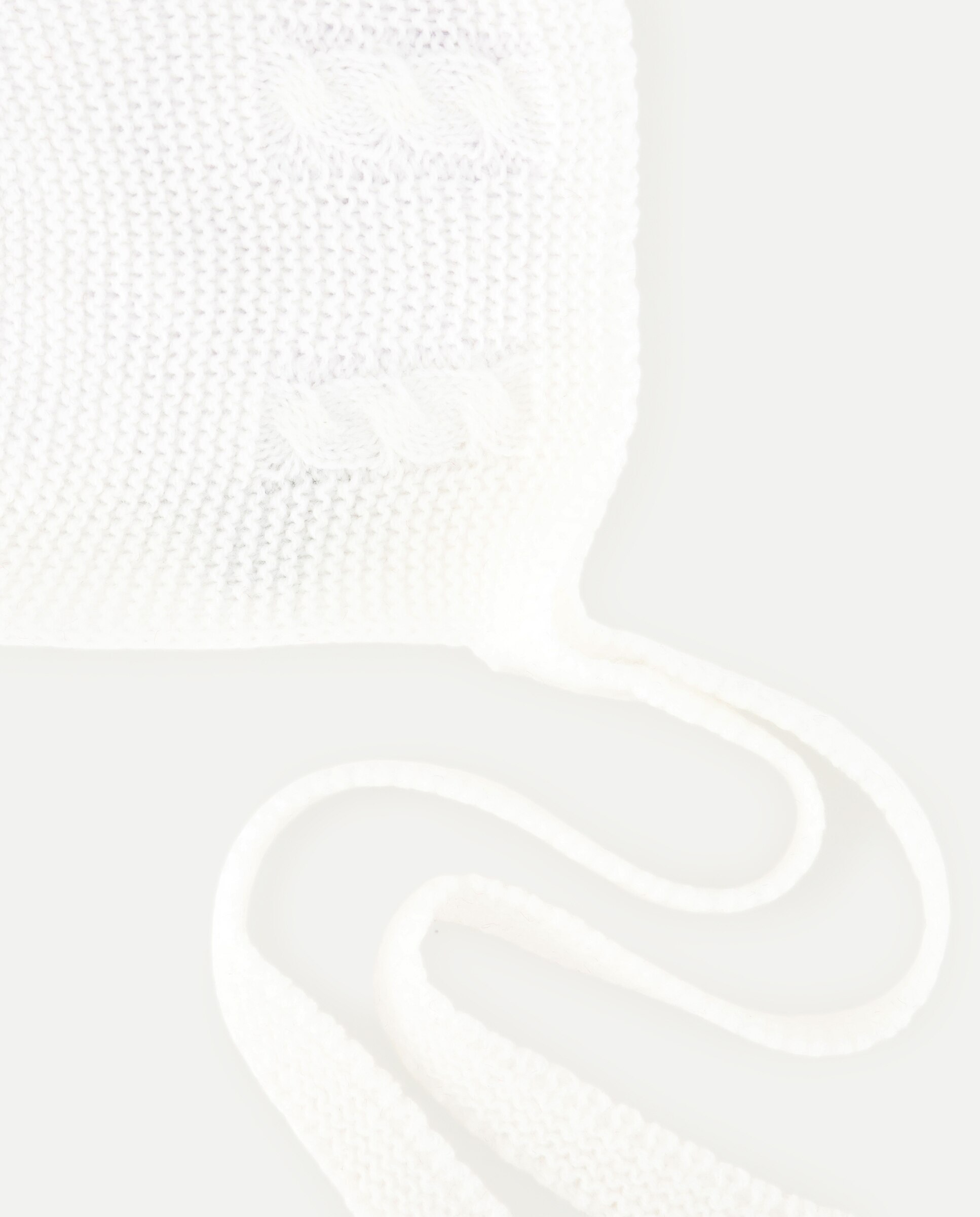 Touca Básica de Bebé com Malha do Cabo Coconut El Corte Inglés Branco-marfim-2
