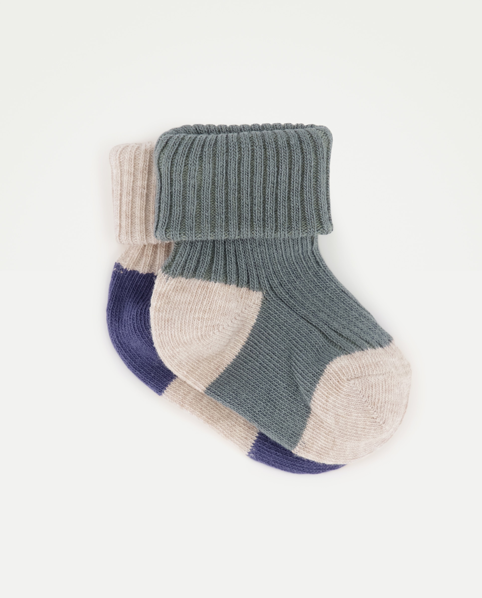 Imagem 0 de Conjunto de 2 Meias de Bebé com Cores e Estampados Variados