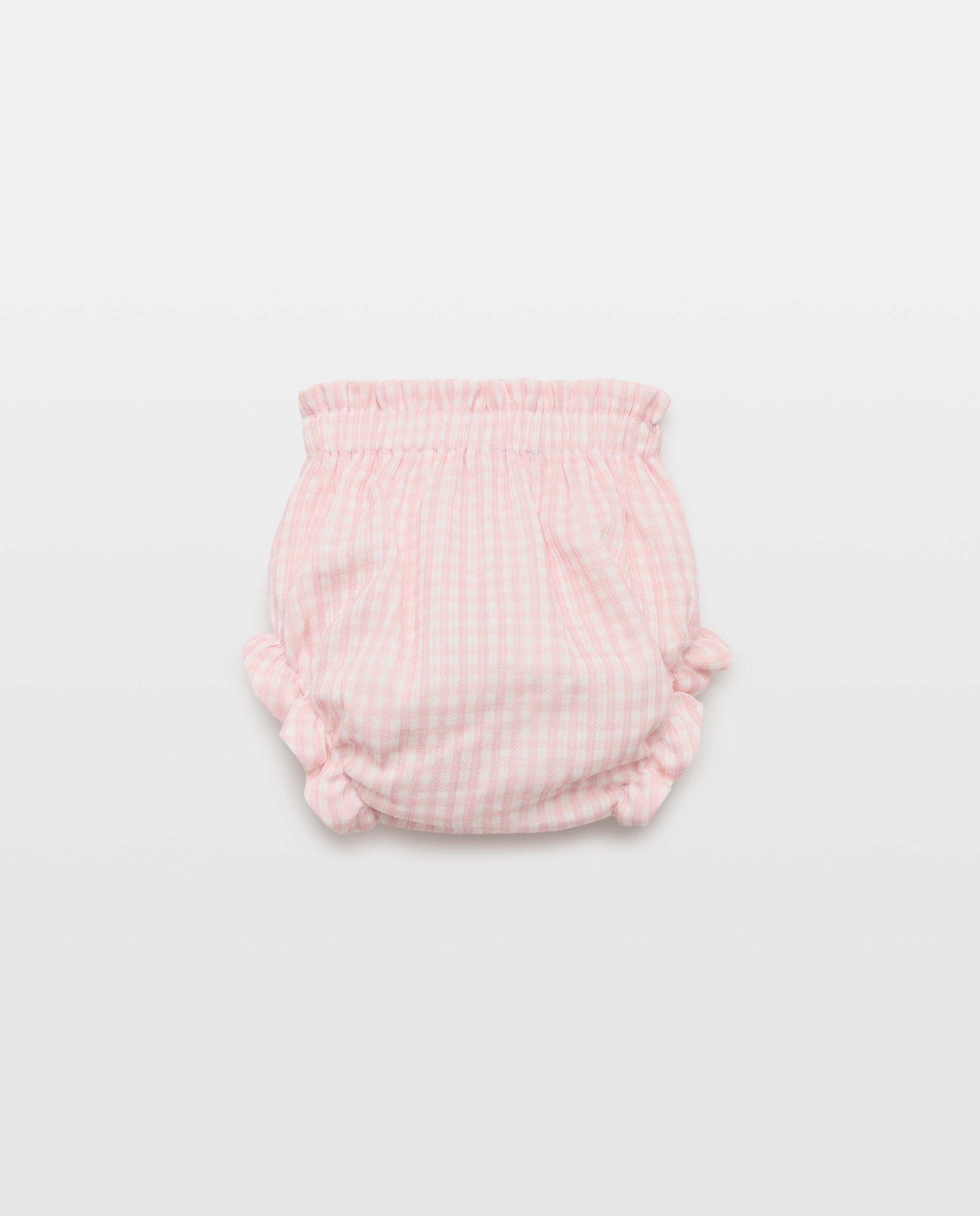 Tapa-Fraldas Plano de Vichy de Bebé Coconut El Corte Inglés Rosa-2