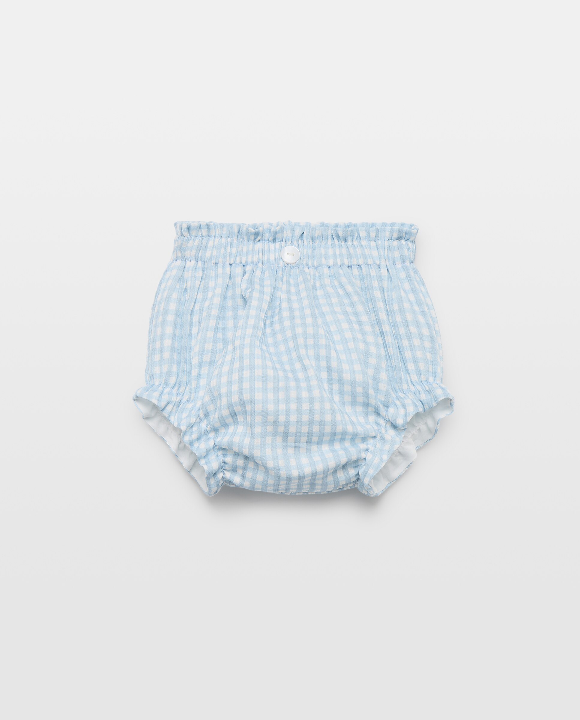 Cubrepañal plana vichy de bebé - Coconut El Corte Inglés - Azul Azul-1