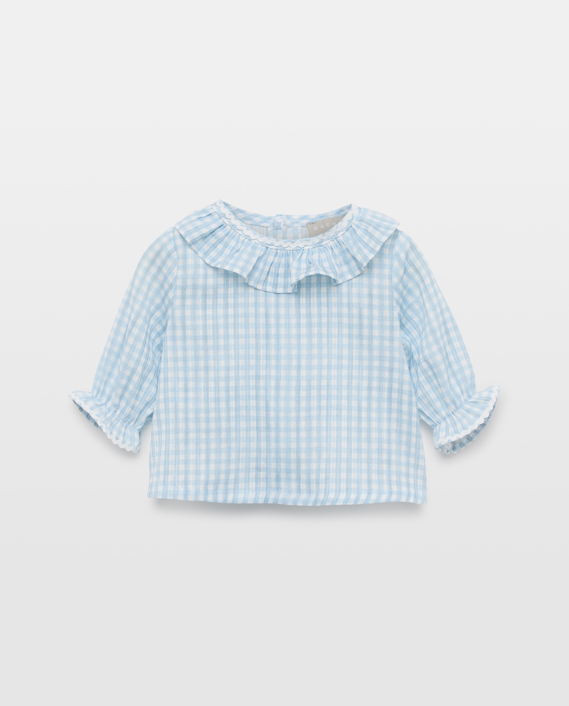 Camisa plana vicky cuello gola y manga larga de bebé - Coconut El Corte Inglés - Azul Azul-1