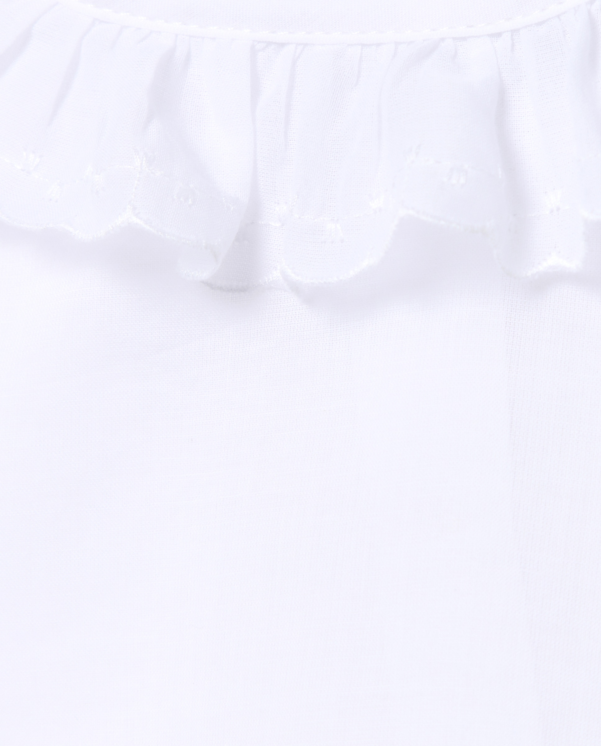Camisa Básica de Bebé com Manga Comprida com Festão Coconut El Corte Inglés Branco-3