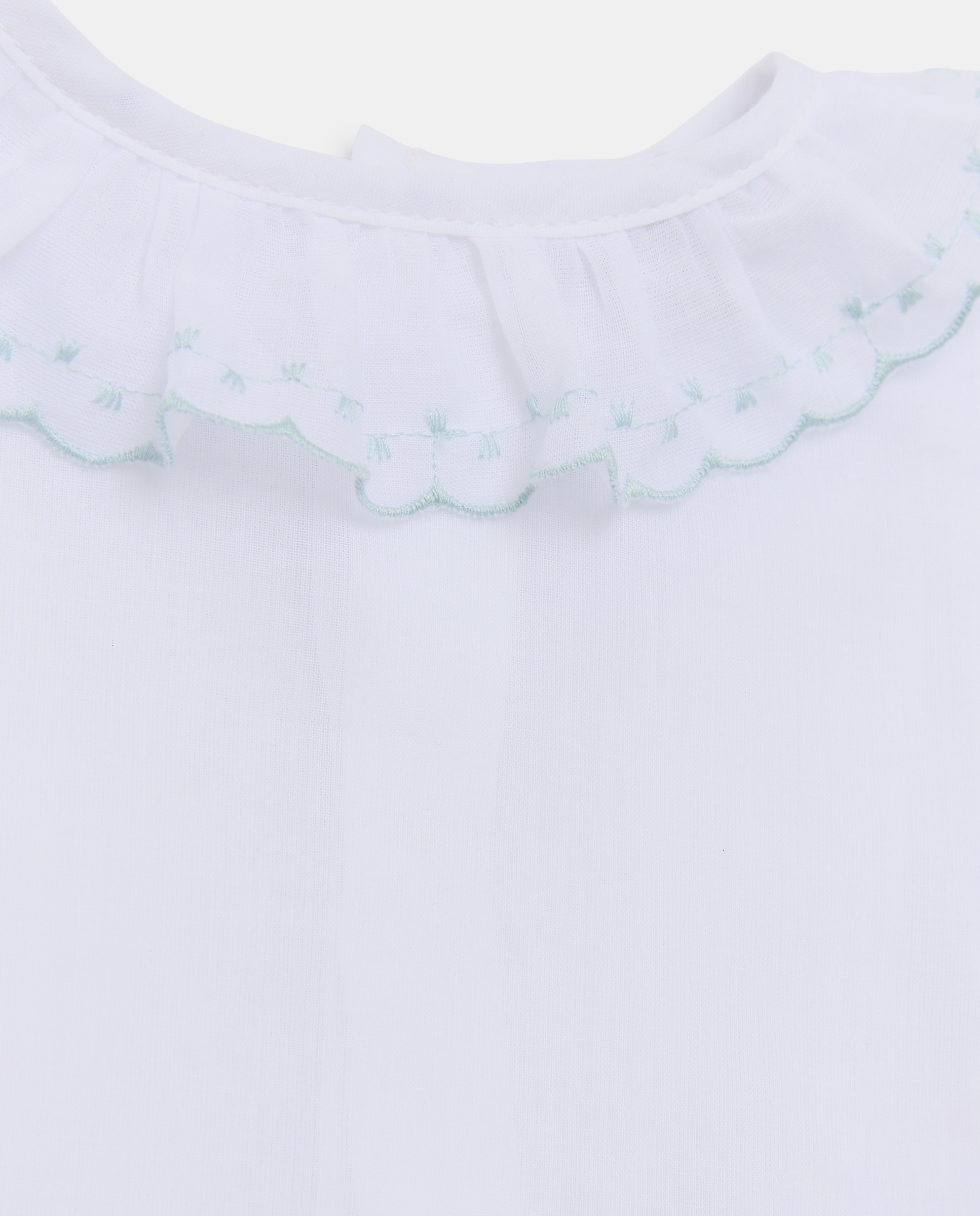 Camisa Básica de Bebé com Manga Comprida com Festão Coconut El Corte Inglés Branco-3