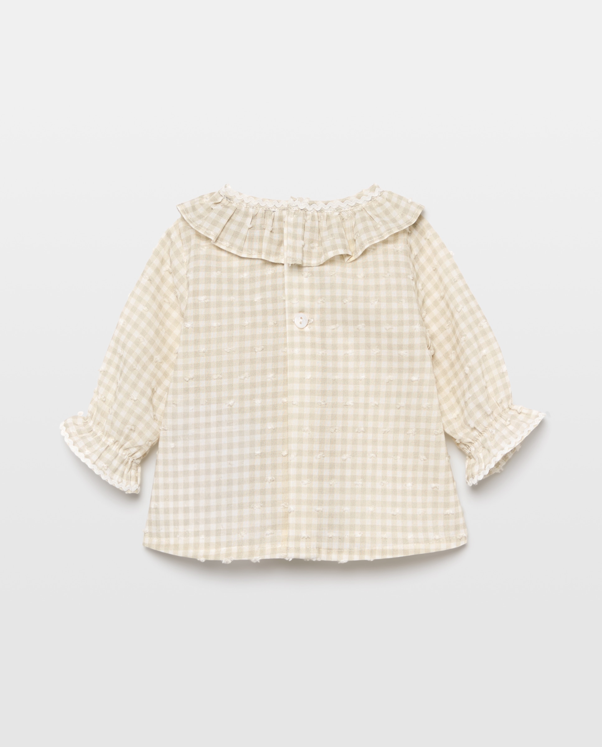 Camisa de Bebé com Manga Comprida e Gola Coconut El Corte Inglés Branco-2