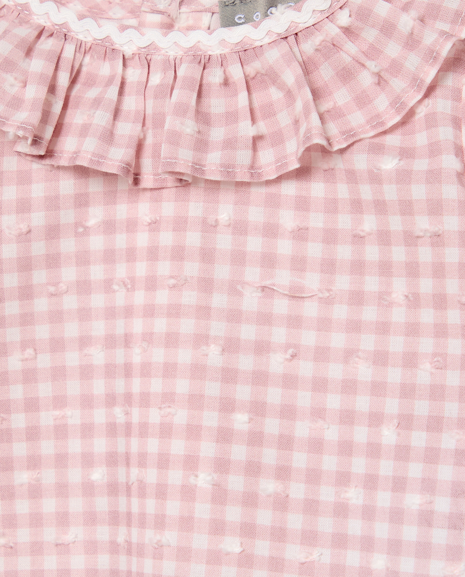 Camisa de Bebé com Manga Comprida e Gola Coconut El Corte Inglés Rosa-3