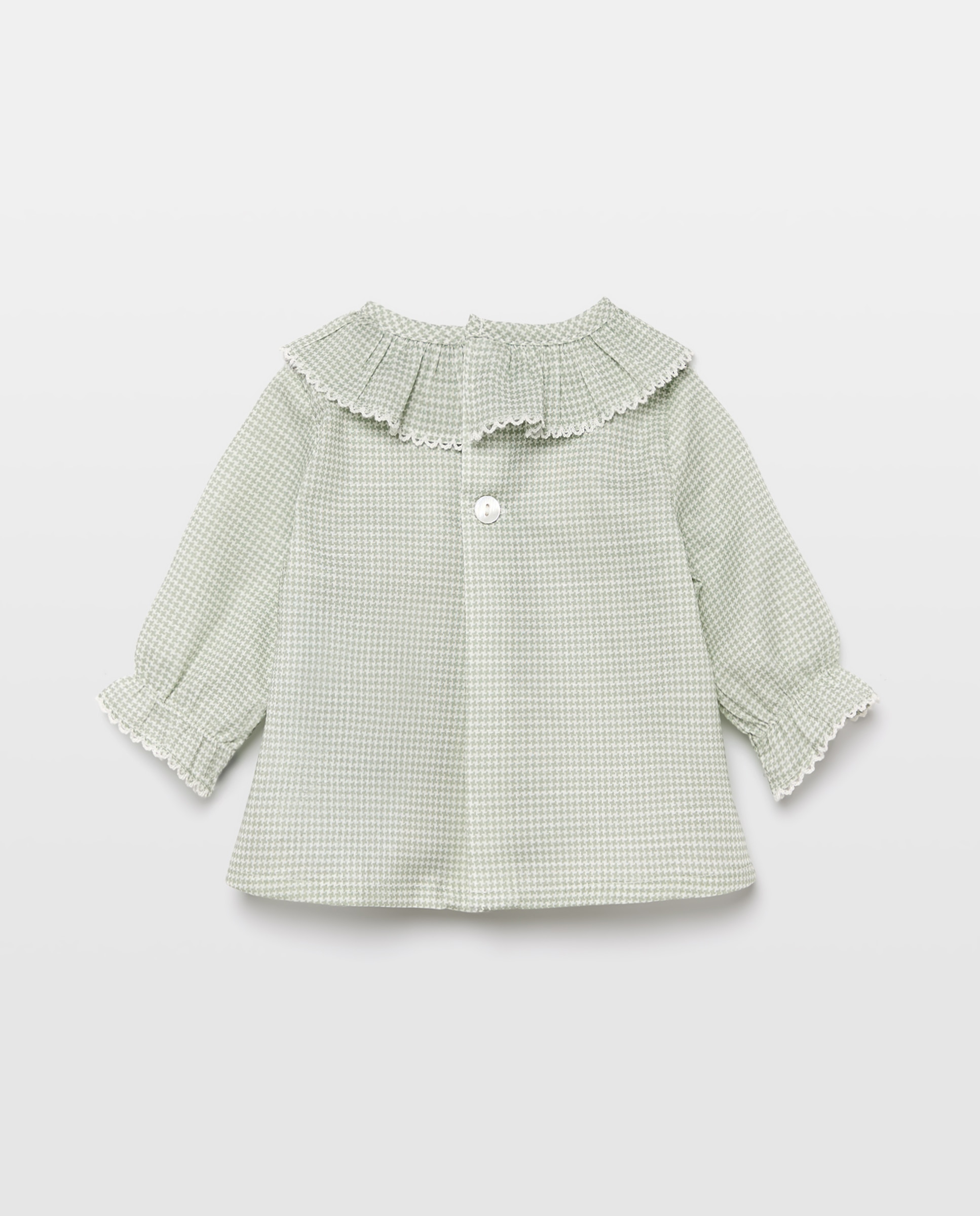 Camisa de Bebé com Manga Comprida e Gola Coconut El Corte Inglés Verde-2