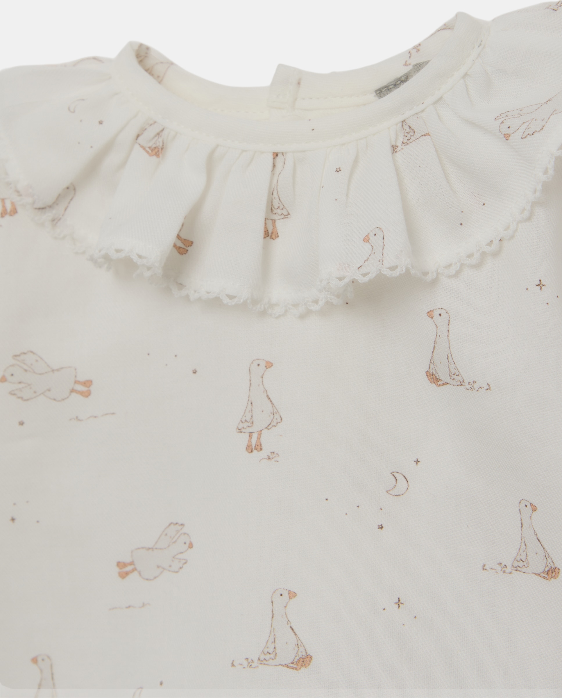 Camisa de Bebé com Manga Comprida e Gola Coconut El Corte Inglés Branco-3