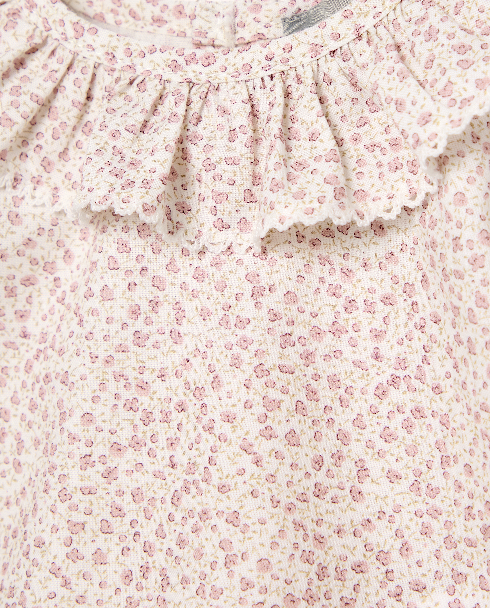 Camisa de Bebé com Manga Comprida e Gola Coconut El Corte Inglés Rosa-3