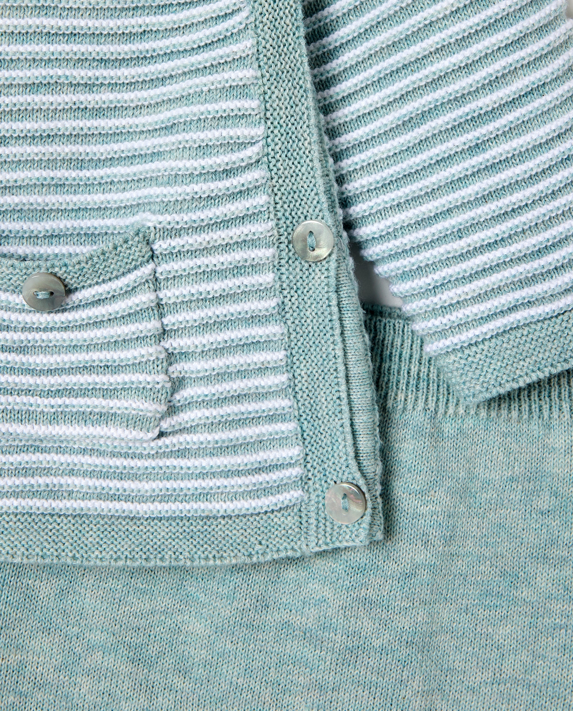 Conjunto de Tricot de Bebé Verde-3