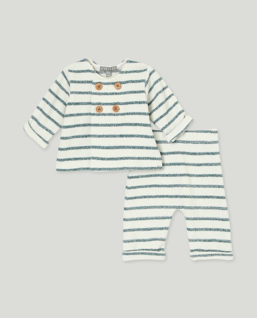 Imagen 0 de Conjunto punto de manga larga cortado de bebé