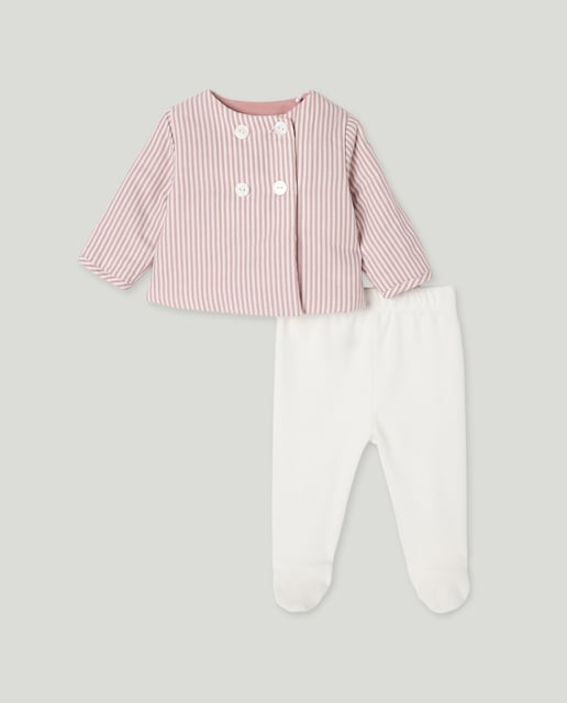 Imagen 0 de Conjunto manga larga circular y plana de bebé