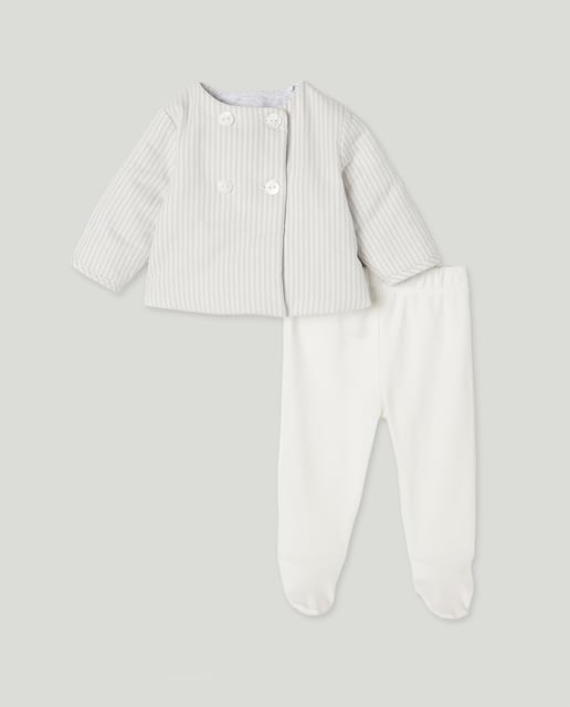 Imagen 0 de Conjunto manga larga circular y plana de bebé