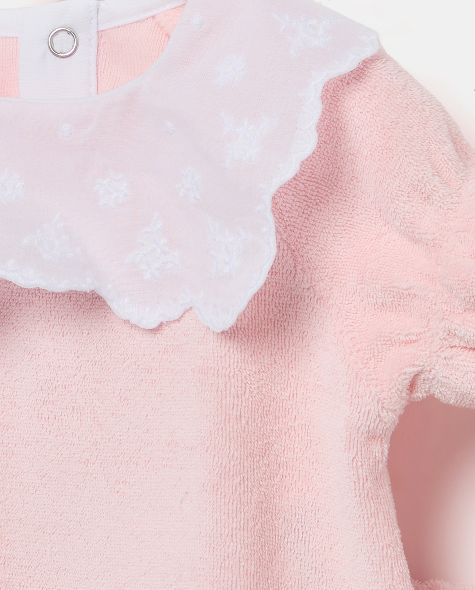 Conjunto de 2 Peças de Bebé com Manga Curta 200 Rosa-3