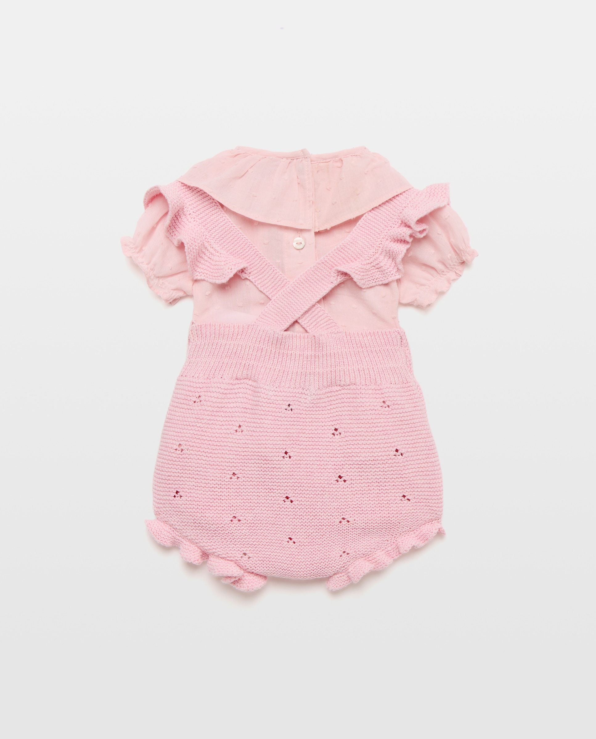 Conjunto de 2 Peças de Tricot de Bebé Coconut El Corte Inglés 230 Rosa Escuro-2
