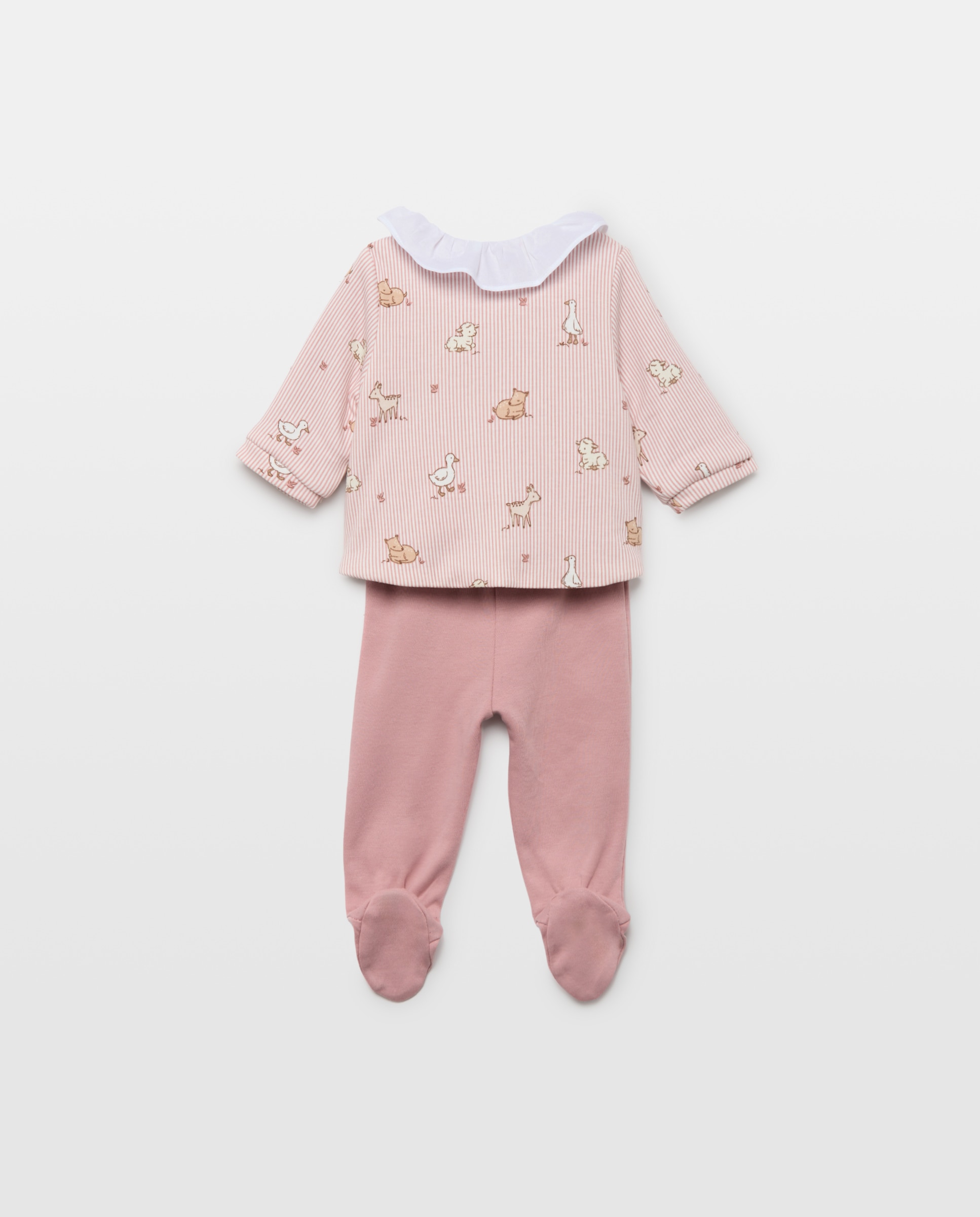 Conjunto para bebé estampado fantasía cuello gola - Coconut El Corte Inglés - Rosa Rosa-2