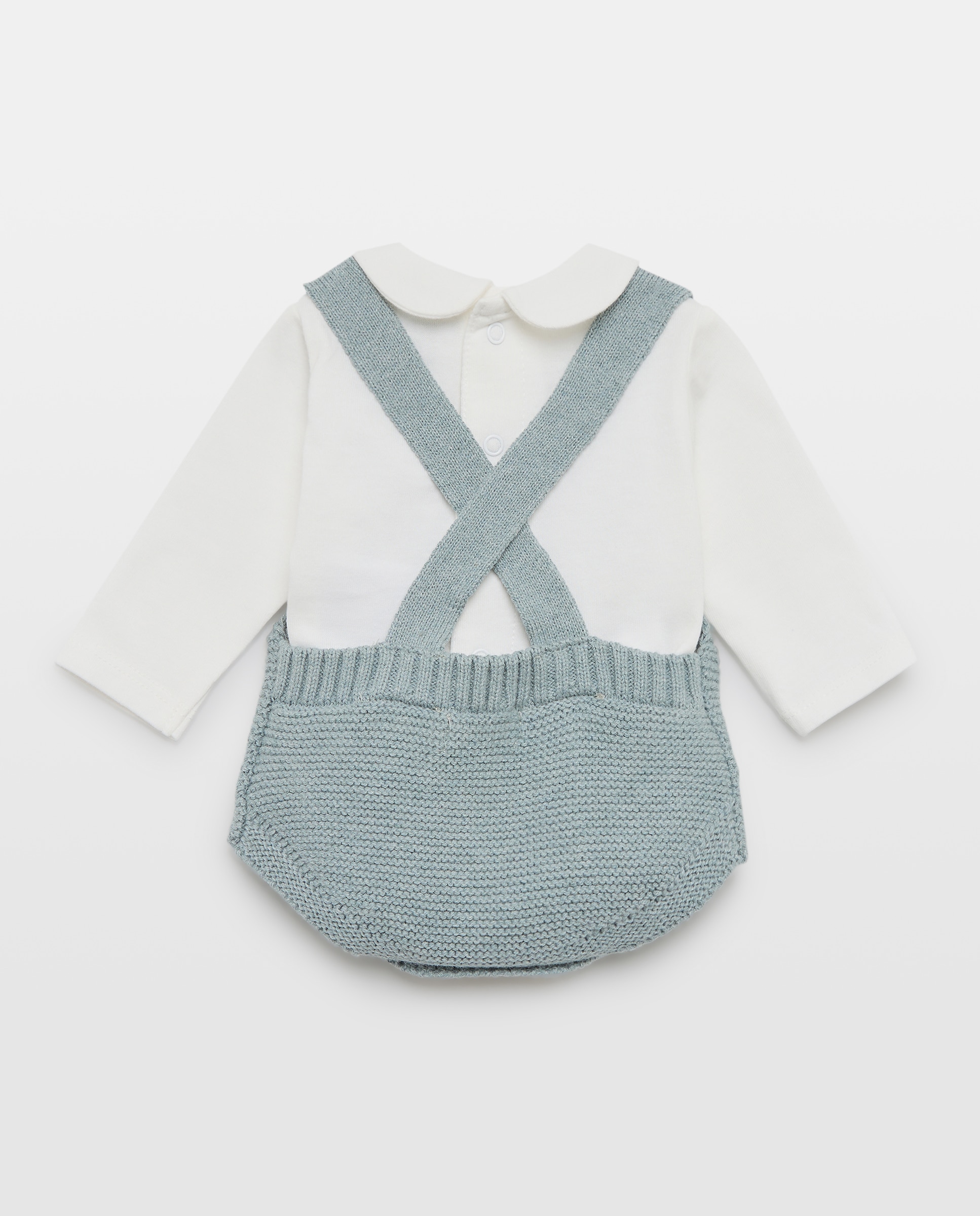 Conjunto de 3 Peças de Bebé: Babygrow, Body e Casaco Coconut El Corte Inglés Verde Sálvia-3