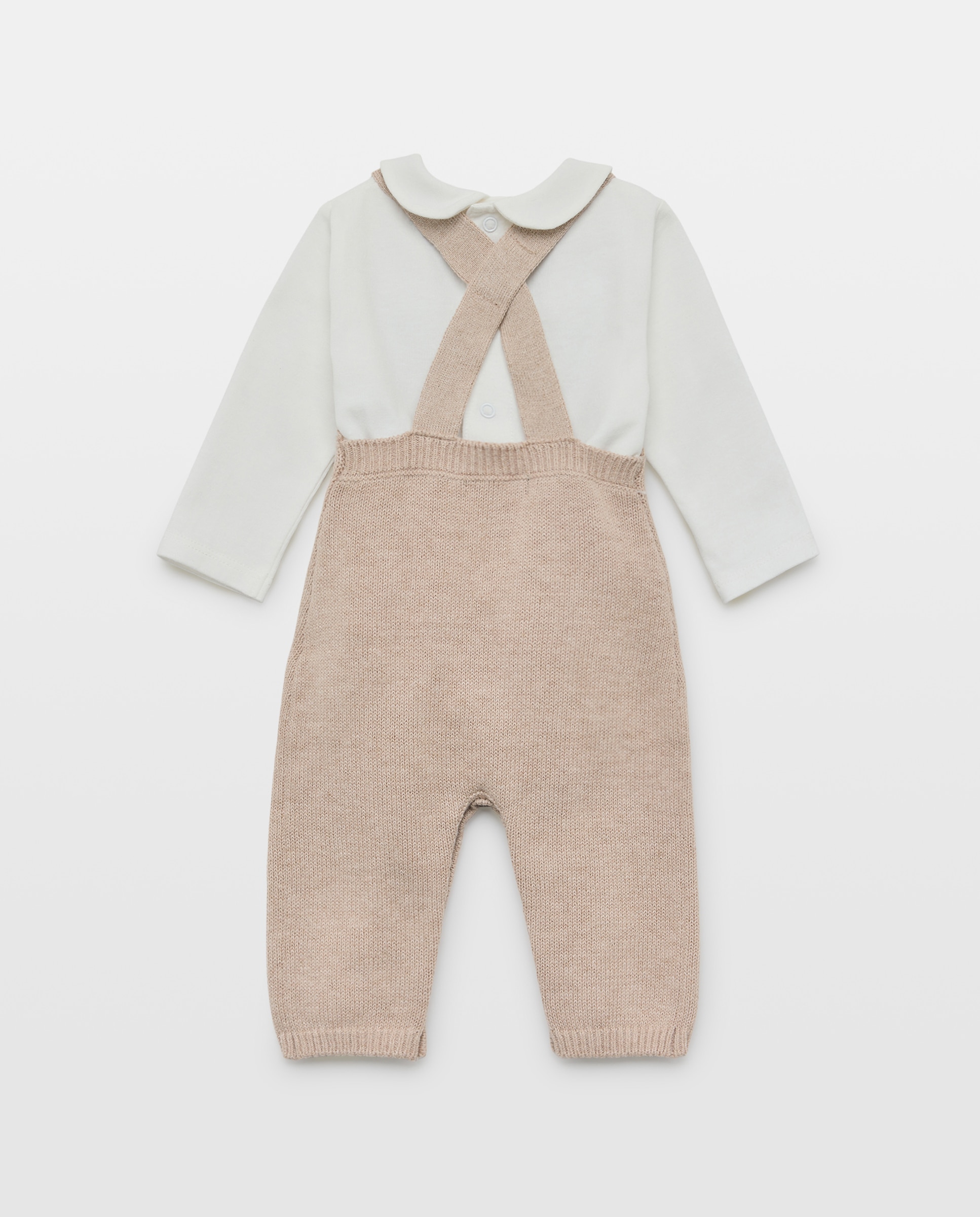 Conjunto 3 piezas de peto body y chaqueta de bebé - Coconut El Corte Inglés - Marrón Marrón-3