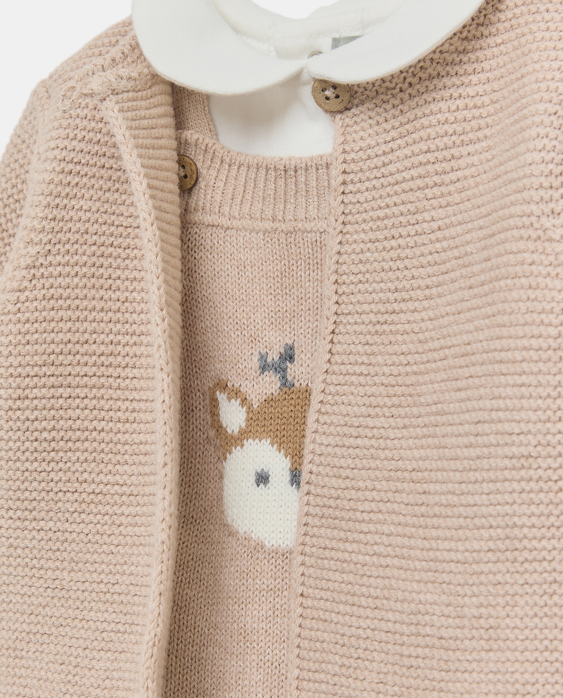 Conjunto 3 piezas de peto body y chaqueta de bebé - Coconut El Corte Inglés - Marrón Marrón-5