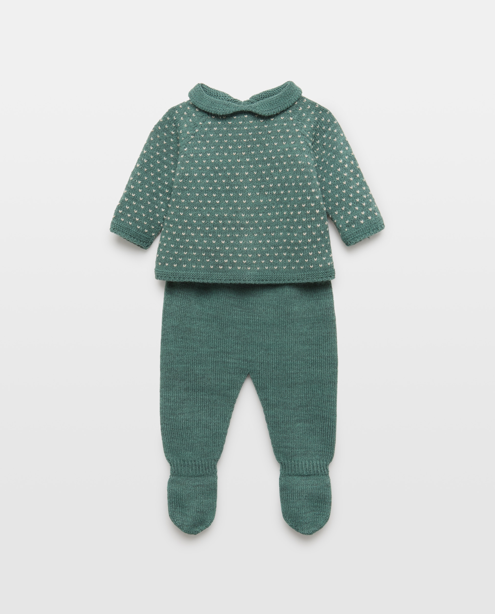 Imagem 0 de Conjunto de 2 Peças de Bebé com Gola Bebé e All Over Print