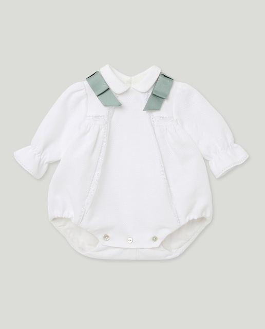 Imagem 0 de Babygrow de Bebé com Manga Comprida Plano e em Piqué