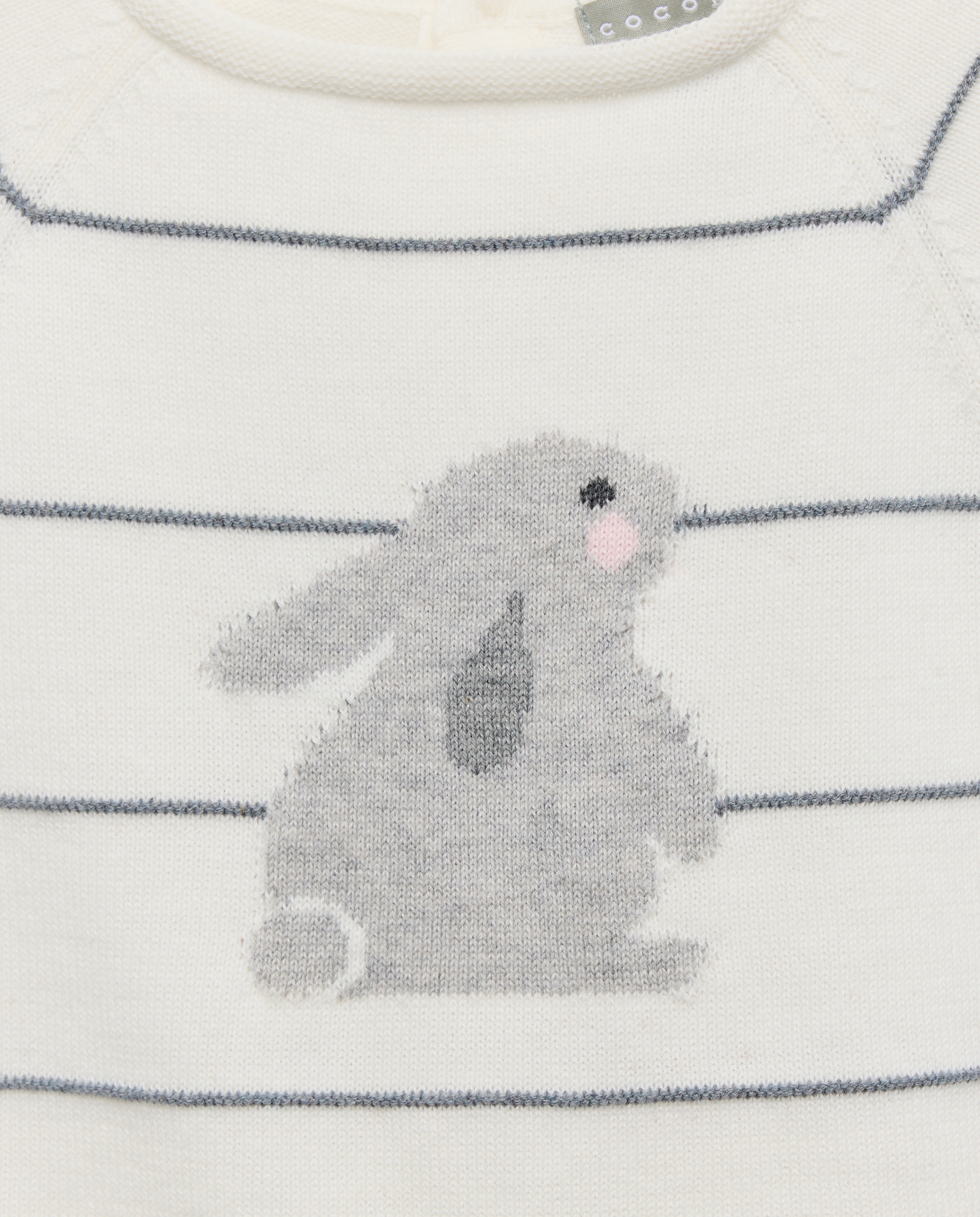 Ranita tricot corto y manga corta estampado de bebé - Coconut El Corte Inglés - Blanco Blanco-3