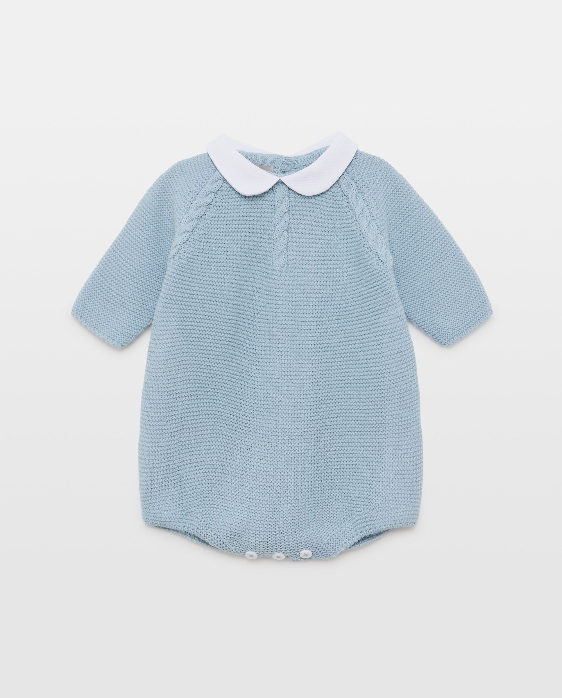 Imagem 0 de Babygrow Clássico de Bebé com Manga Comprida, Gola Bebé e Malha do Cabo