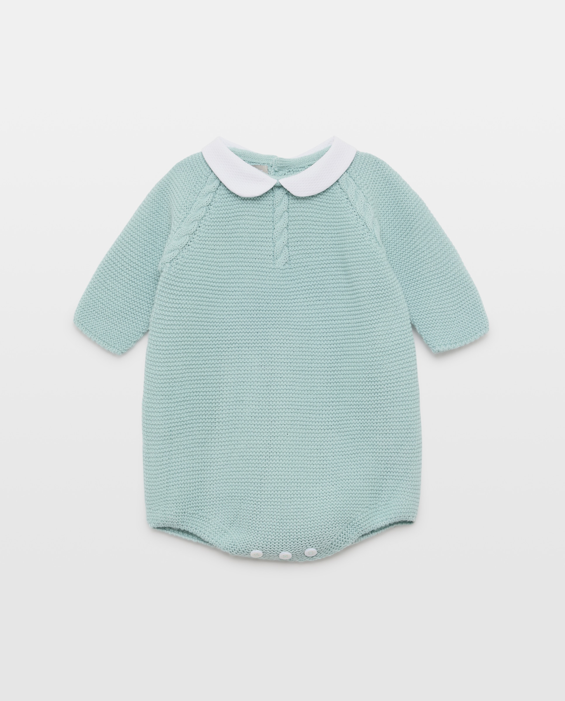 Imagem 0 de Babygrow Clássico de Bebé com Manga Comprida, Gola Bebé e Malha do Cabo