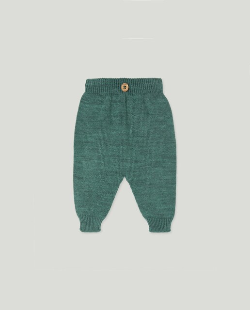 Imagem 0 de Calças de Tricot Lisas de Bebé