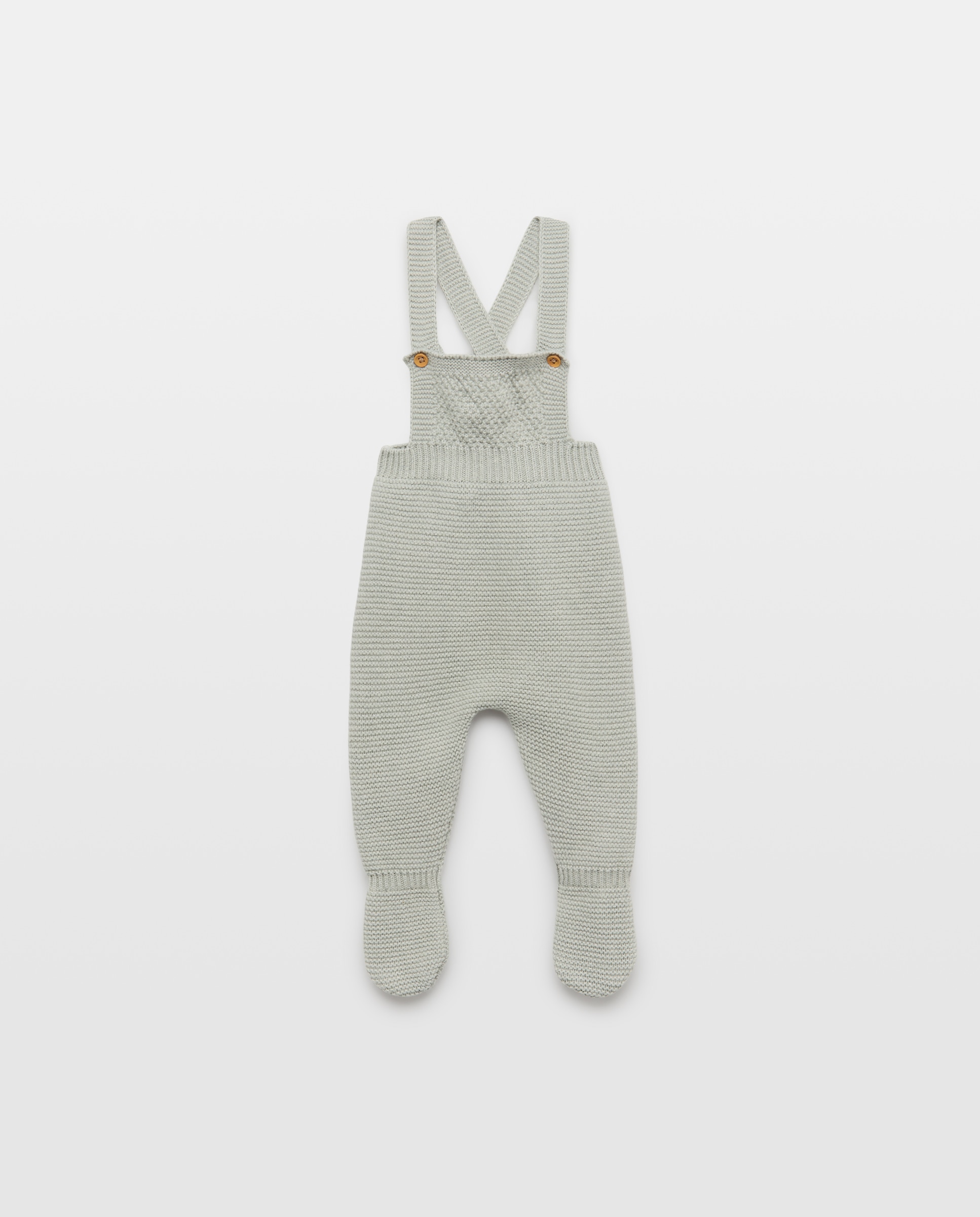 Imagem 0 de Calças com Pés de Tricot de Bebé com Alças com Fantasia