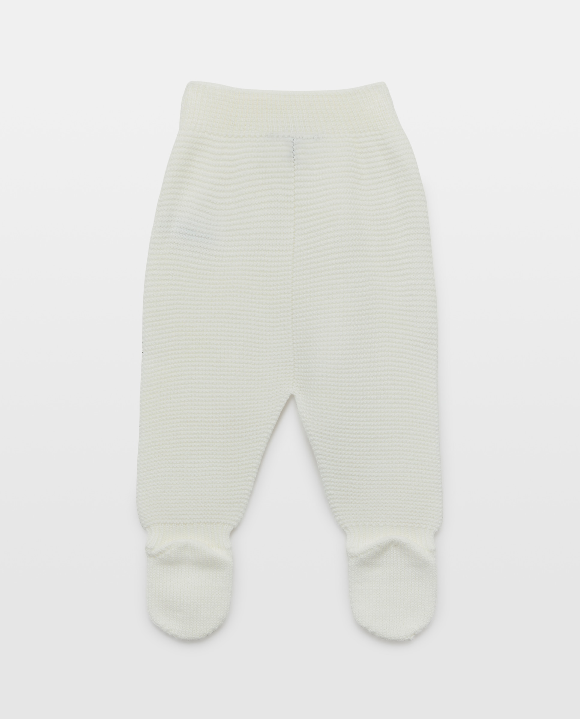 Calças com Pés Básicas de Bebé com Malha do Cabo e Tricot Coconut El Corte Inglés Branco-marfim-2