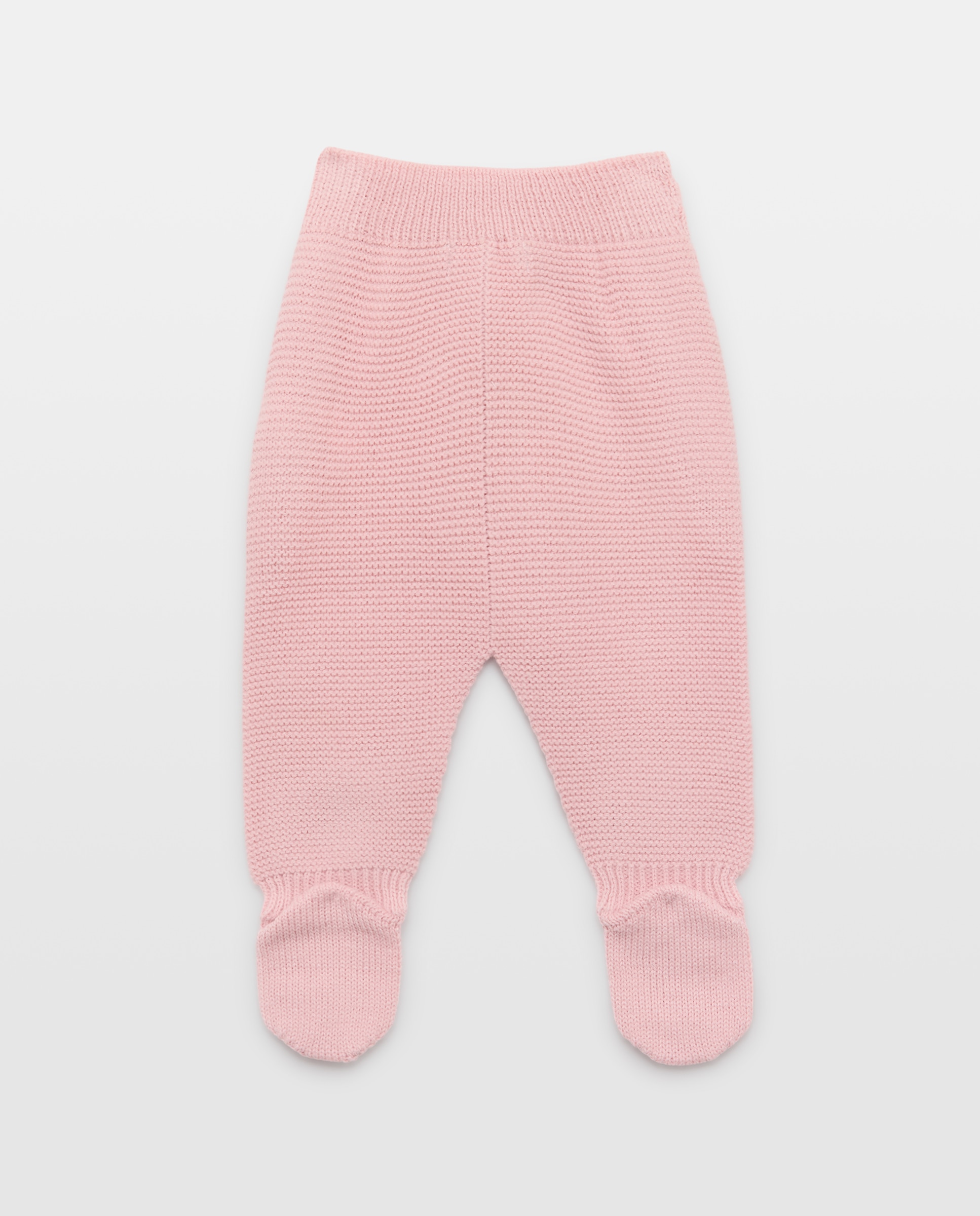 Calças com Pés Básicas de Bebé com Malha do Cabo e Tricot Coconut El Corte Inglés 200 Rosa-2