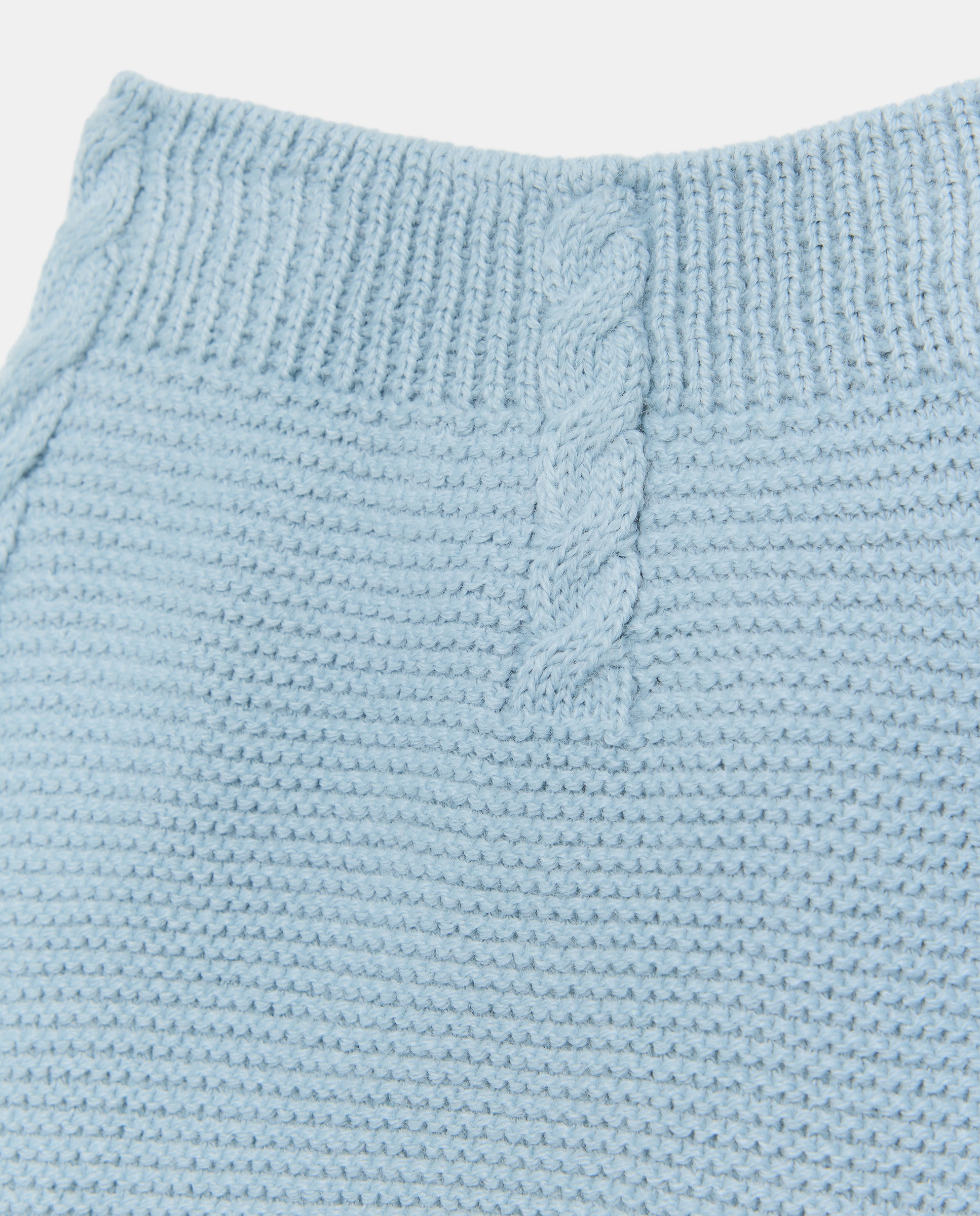 Calças com Pés Básicas de Bebé com Malha do Cabo e Tricot Coconut El Corte Inglés 400 Azul-3