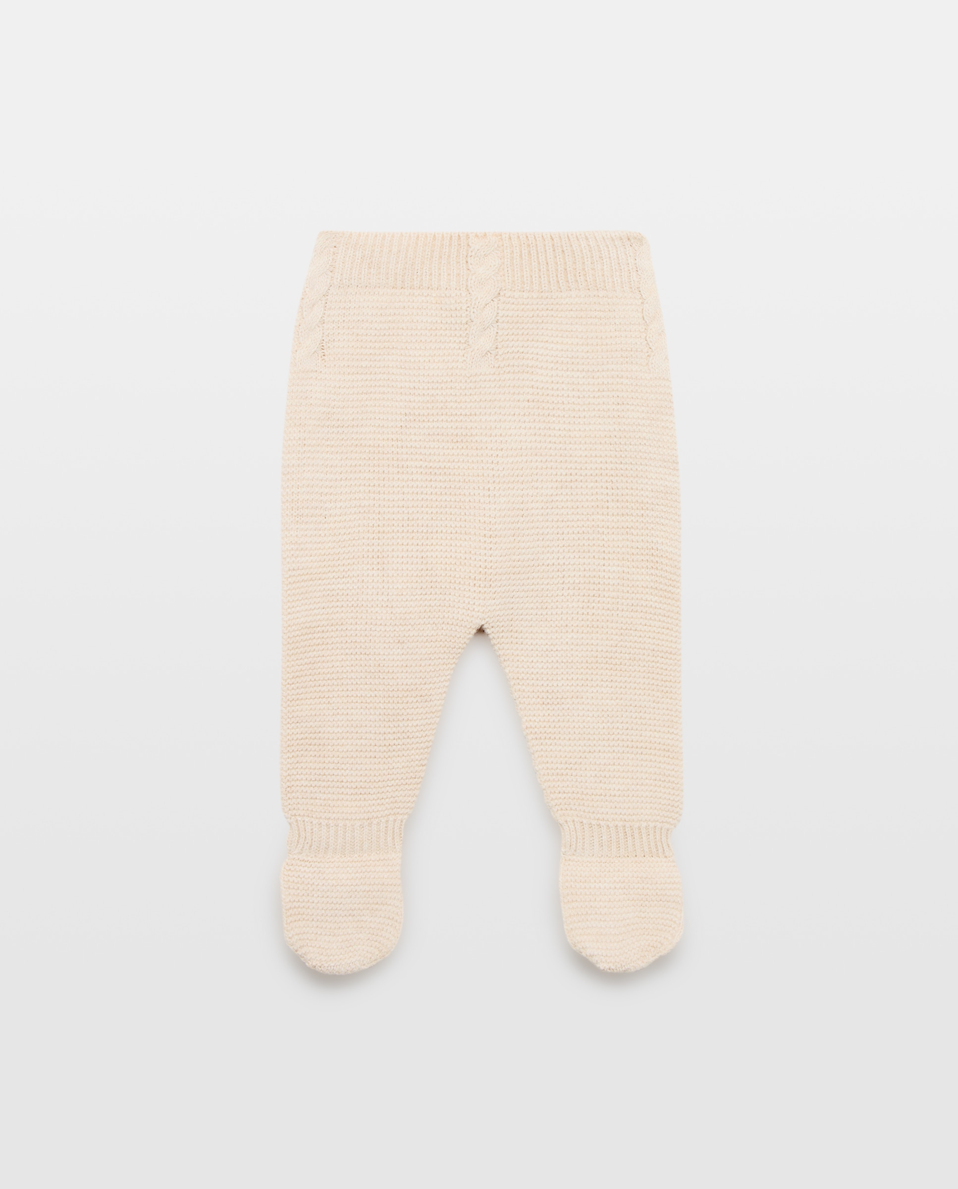 Calças com Pés Básicas de Bebé com Malha do Cabo e Tricot Coconut El Corte Inglés Torrado-1