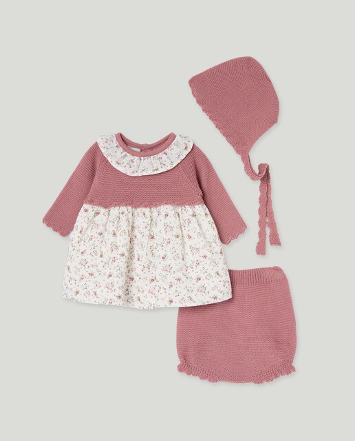 Imagem 0 de Cueiro Médio de Bebé com Manga Comprida e Touca com All Over Print de Fantasia