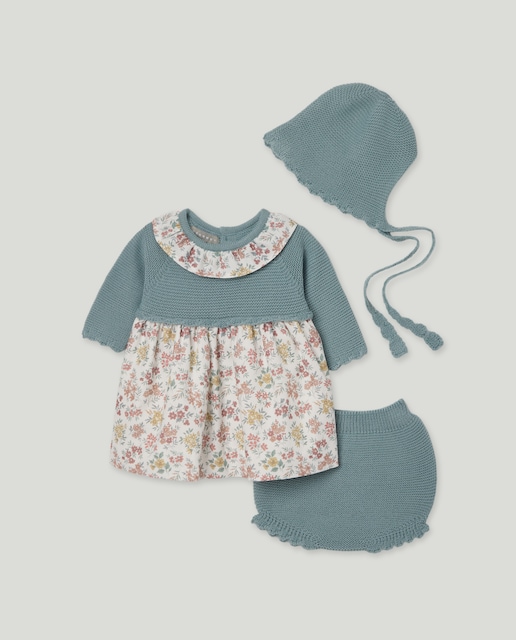 Imagem 0 de Cueiro Médio de Bebé com Manga Comprida e Touca com All Over Print de Fantasia