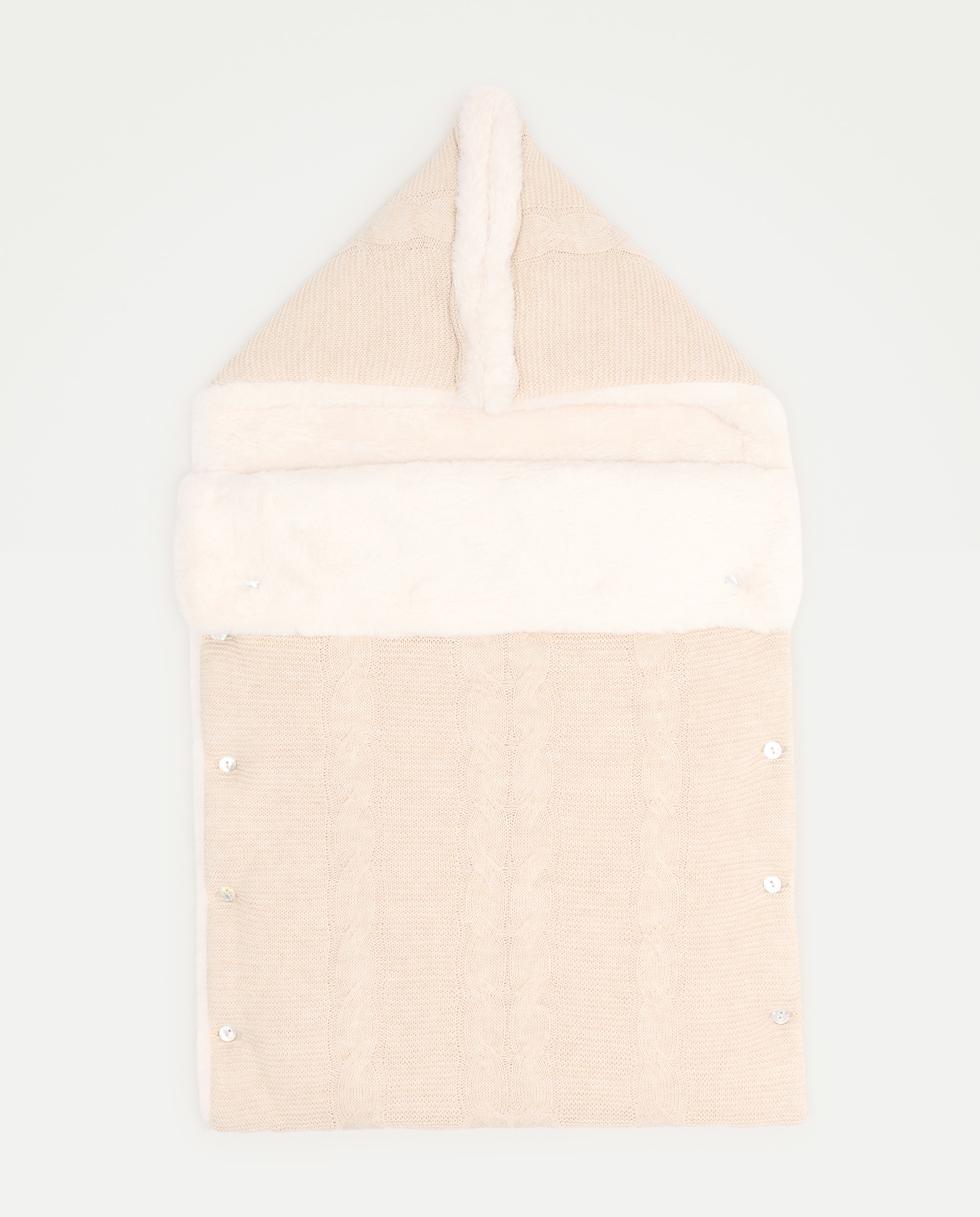Imagem 0 de Saco de Tricot de Bebé com Desenho de Malha do Cabo