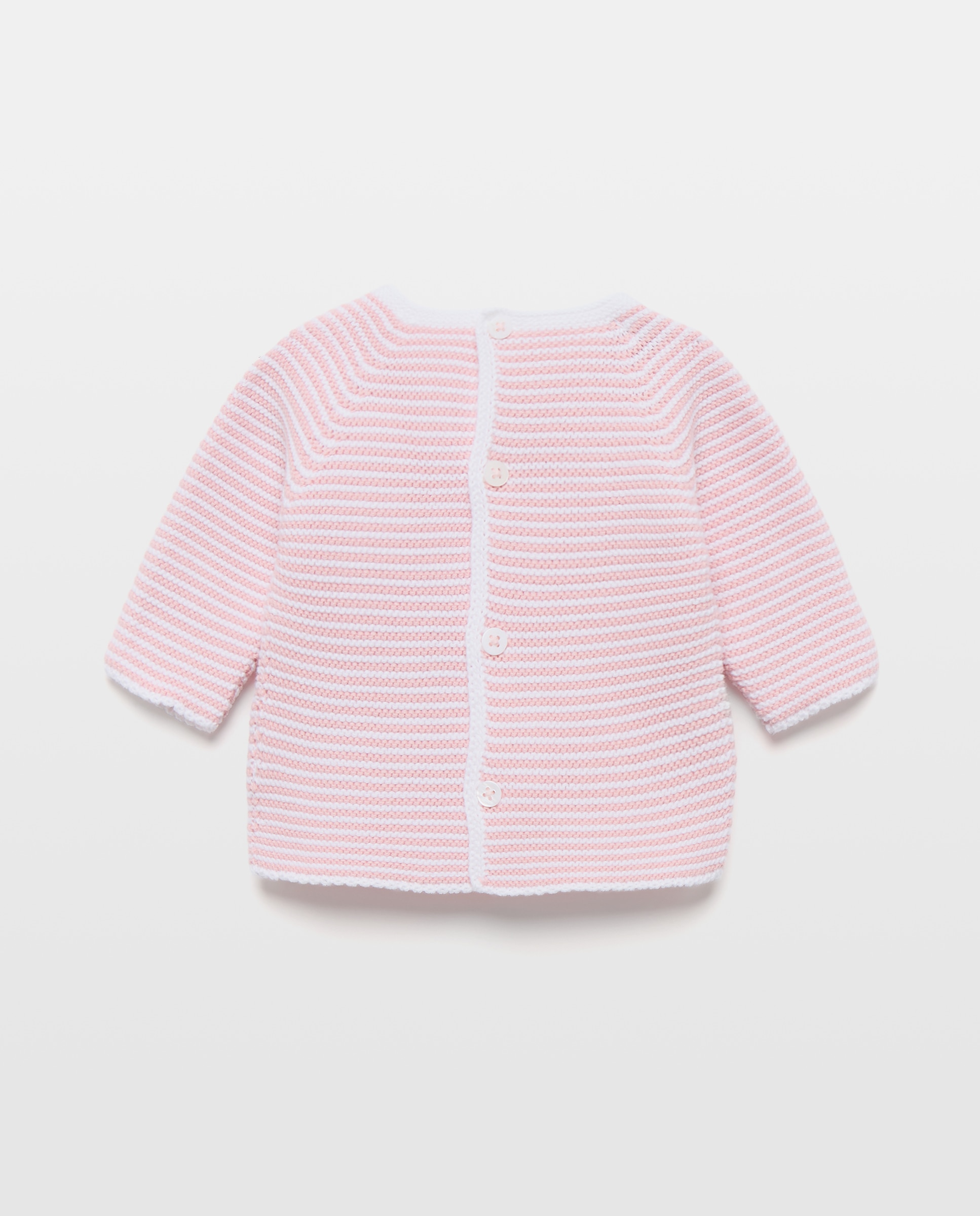 Jersey tricot raya cuello caja de bebé - Coconut El Corte Inglés - 200 Rosa 200 Rosa-2