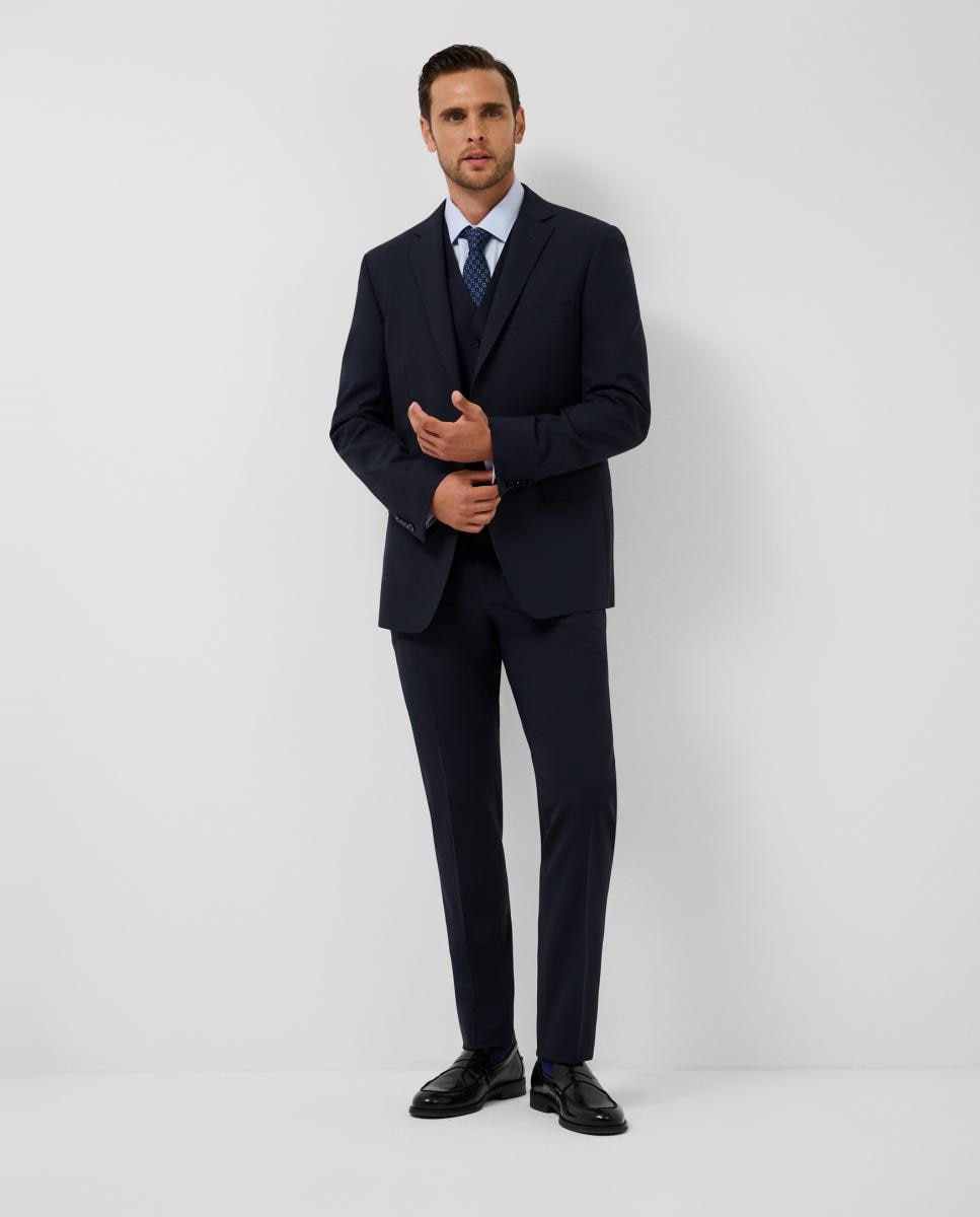 Imagen 1 de Traje de hombre half canvas slim fit liso - Roberto Verino - Azul marino Azul marino