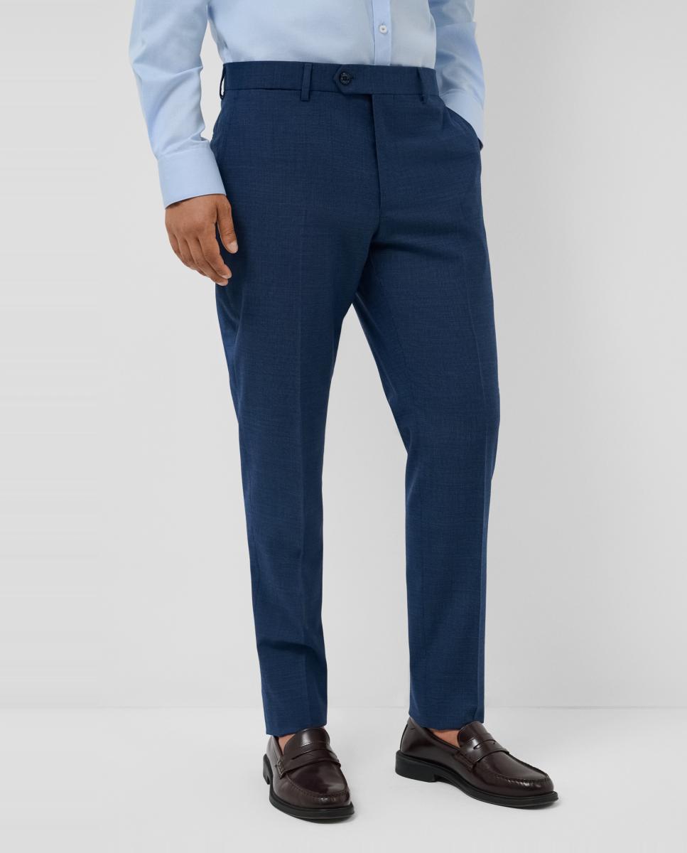 Traje de hombre half canvas slim fit falso liso - Roberto Verino - Azul Azul-6