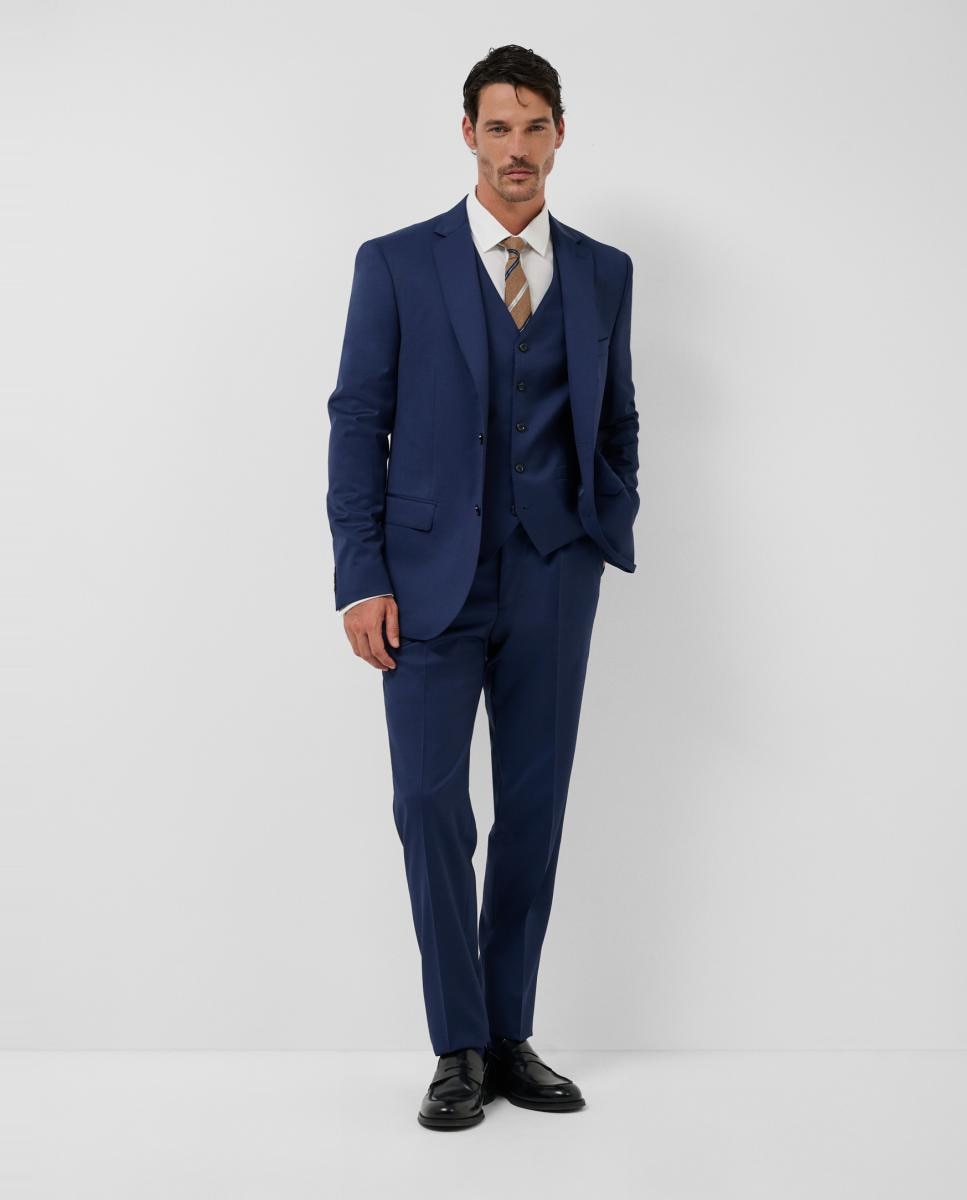 Imagem 0 de Fato Slim Fit Half Canvas com Falso Liso