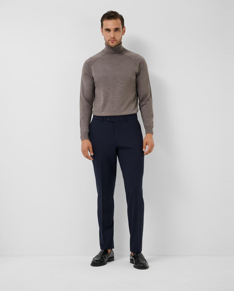 Traje de hombre half canvas regular fit liso - Roberto Verino - Azul Azul-5