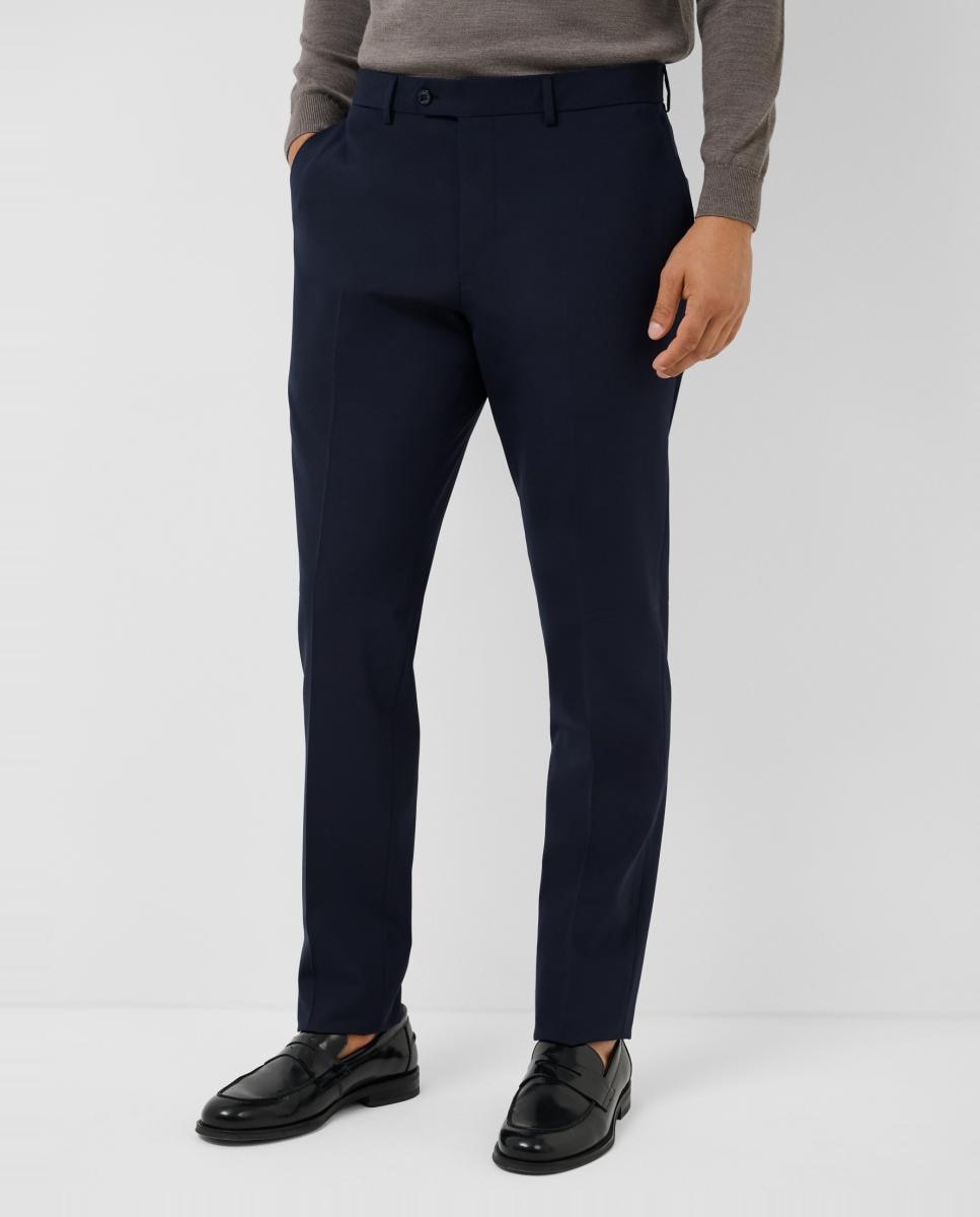 Traje de hombre half canvas regular fit liso - Roberto Verino - Azul Azul-6