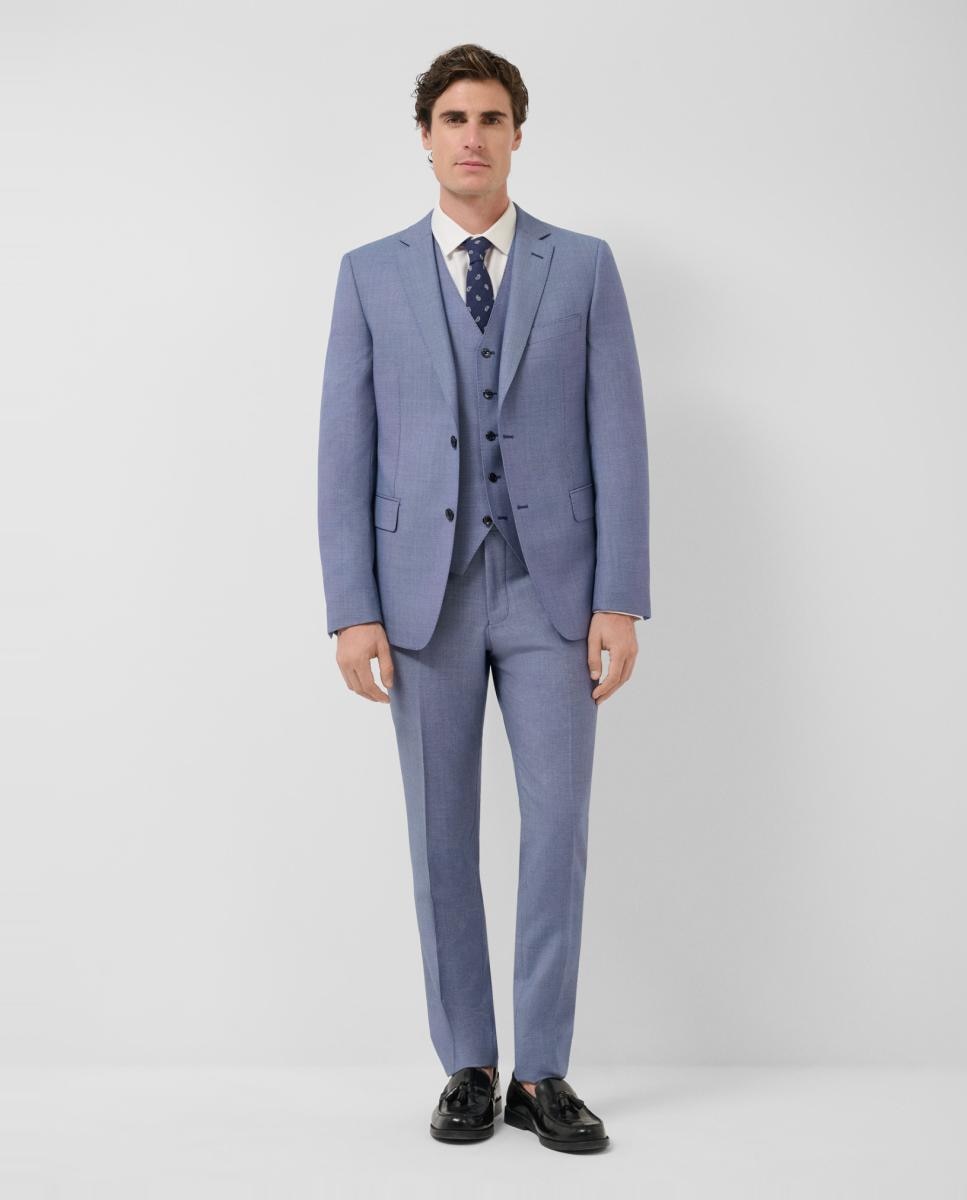 Imagem 0 de Fato Half Canvas Slim Fit com Olho-de-Perdiz