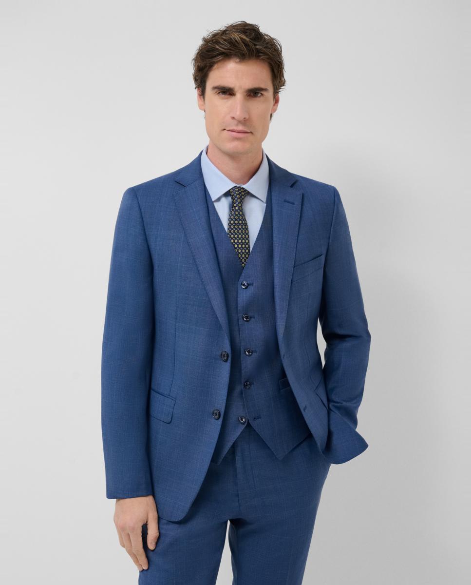 Imagem 0 de Fato Half Canvas Slim Fit aos Quadrados