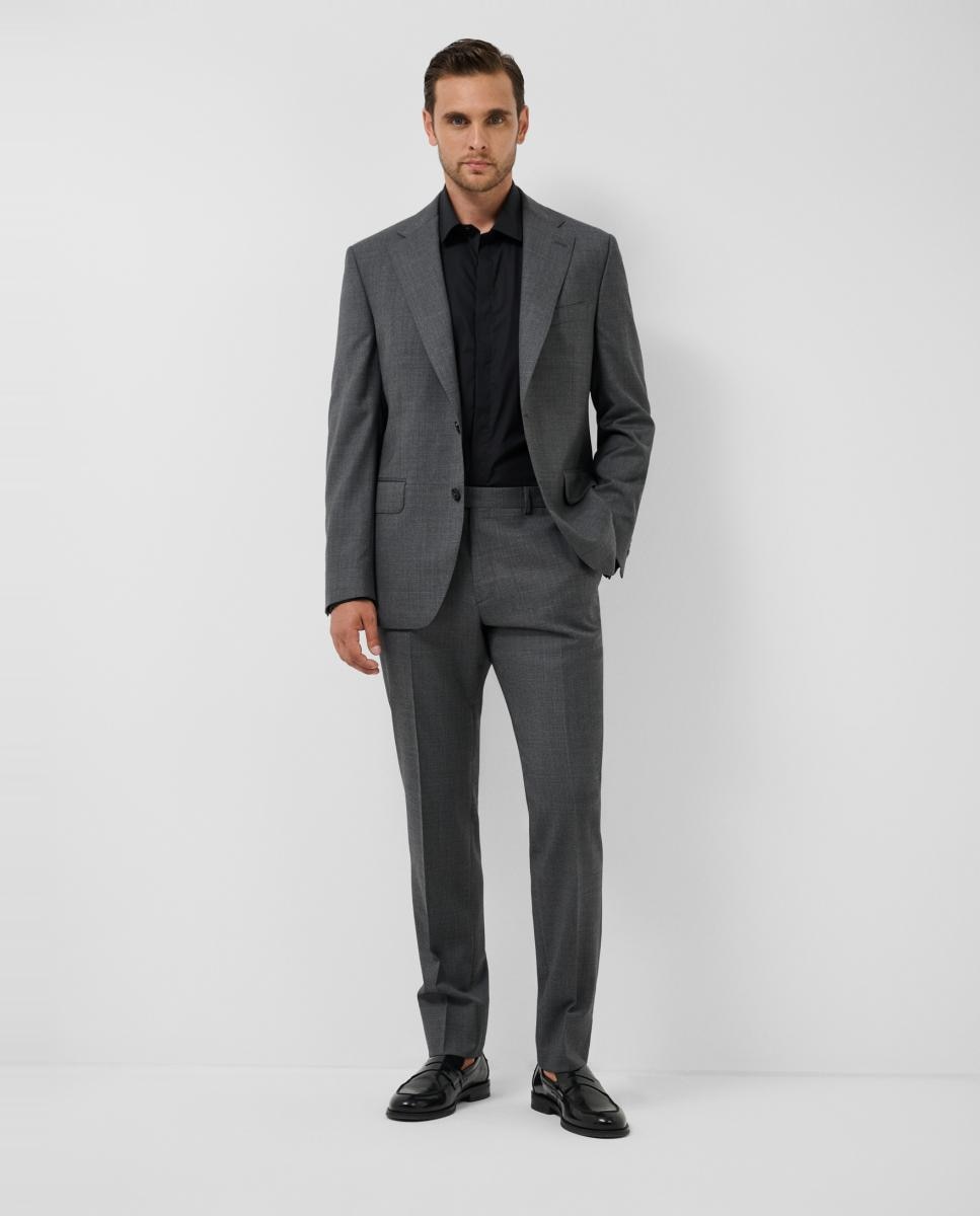 Traje de hombre half canvas regular fit microdibujo - Roberto Verino - Gris oscuro Gris oscuro-1